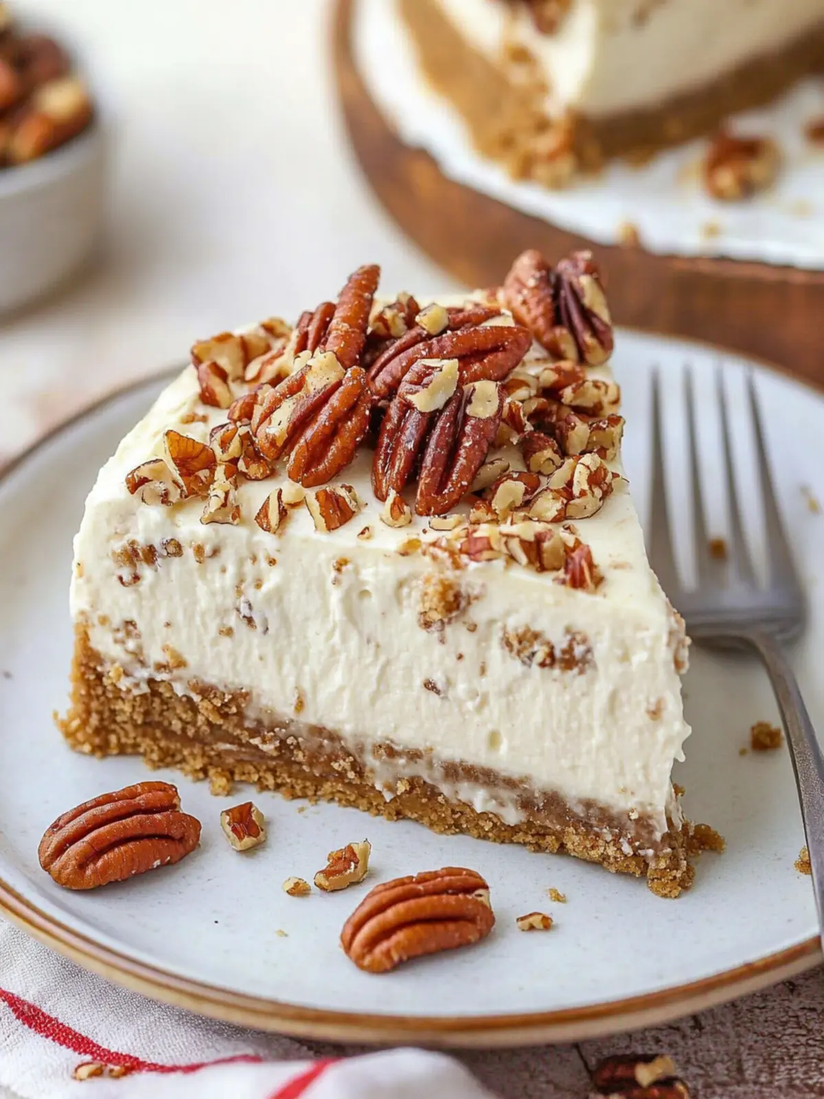 Indulge in Browned Butter Pecan Cheesecake Bliss 2 Browned Butter Pecan Cheesecake