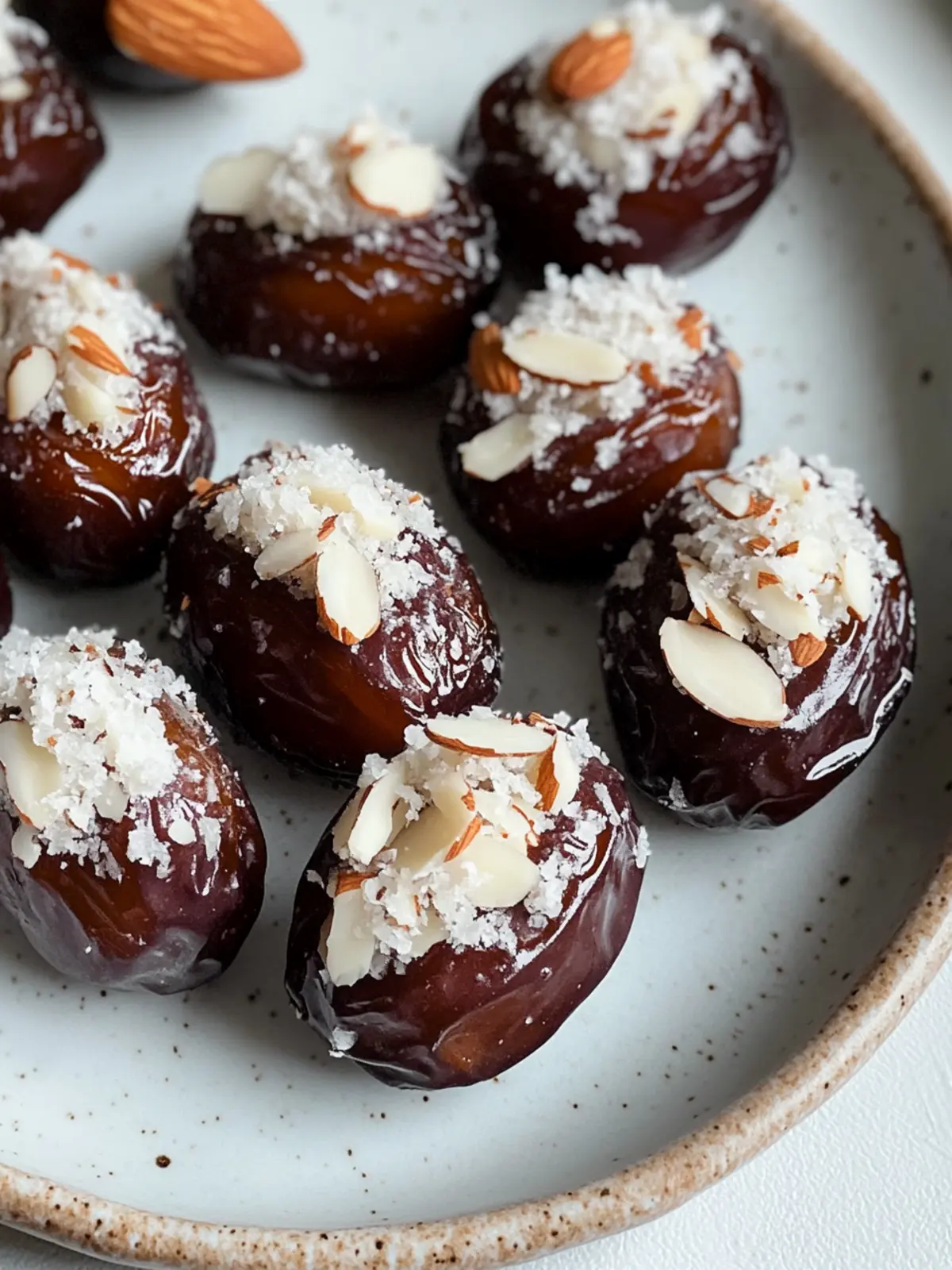 Decadent Almond Joy Stuffed Dates Your Taste Buds Will Adore 2 Almond Joy Stuffed Dates
