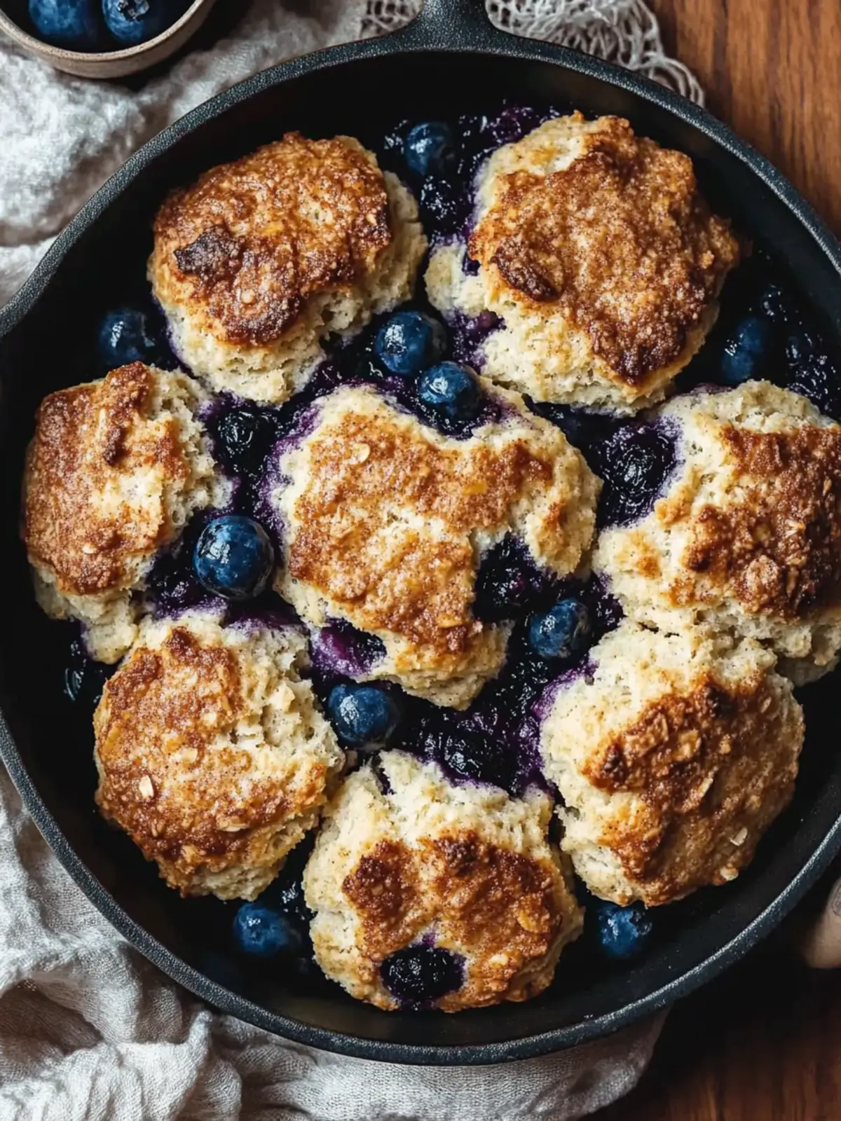 Delicious Blueberry Cinnamon Crunch Sourdough Biscuits Recipe 5 Blueberry Cinnamon Crunch Sourdough Biscuits