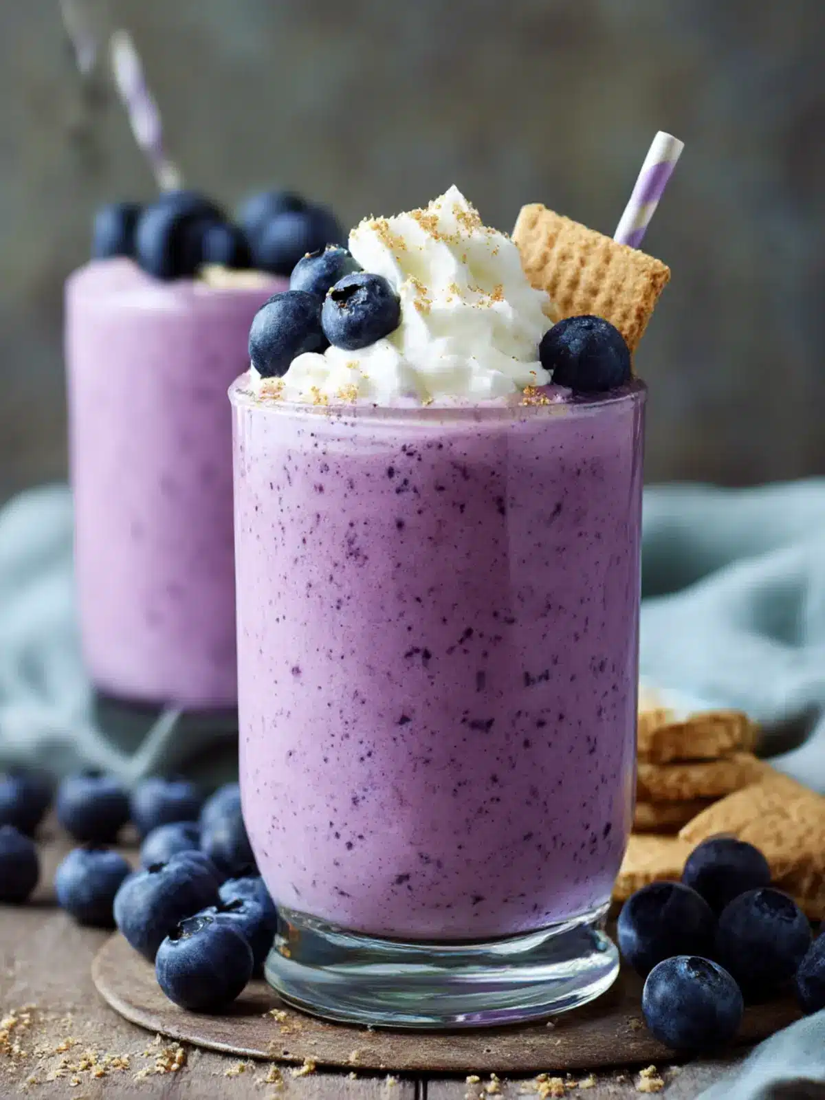 Decadent Blueberry Cheesecake Protein Shake to Fuel Your Day 3 Blueberry Cheesecake Protein Shake