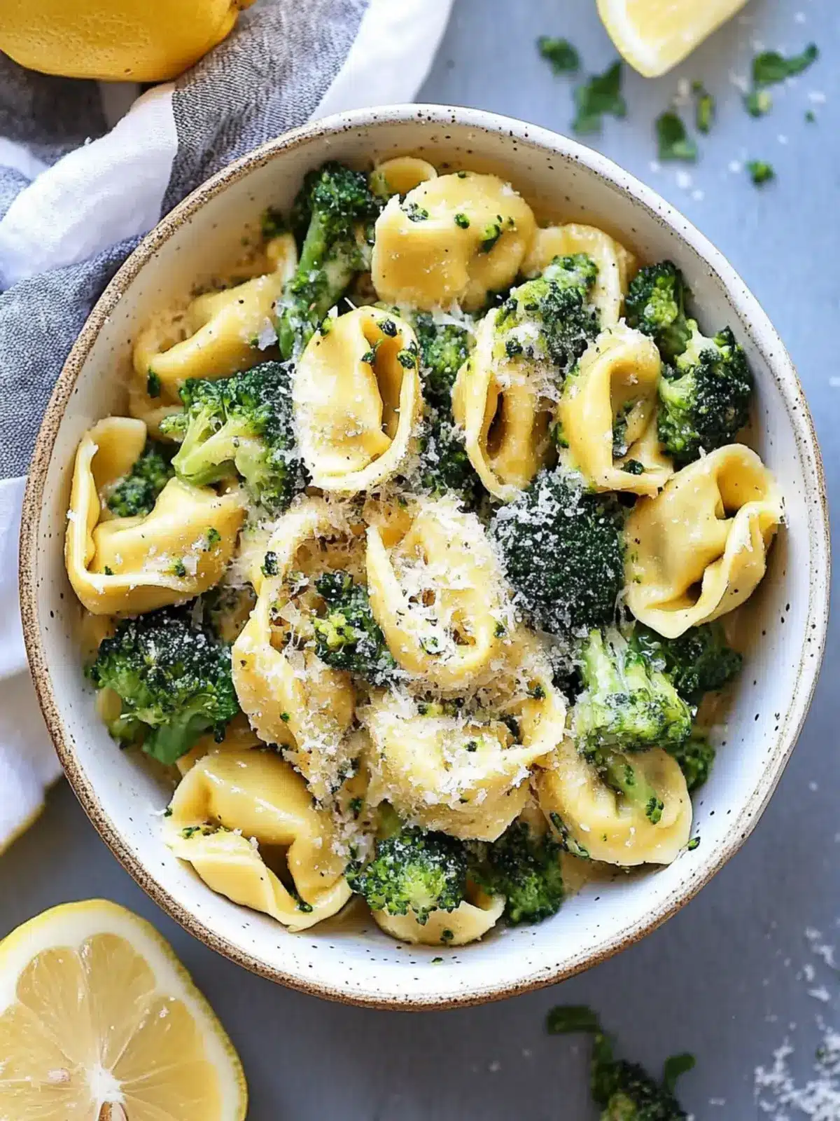 Zesty Lemon Broccoli Tortellini for a Fresh Dinner Twist 3 Lemon Broccoli Tortellini
