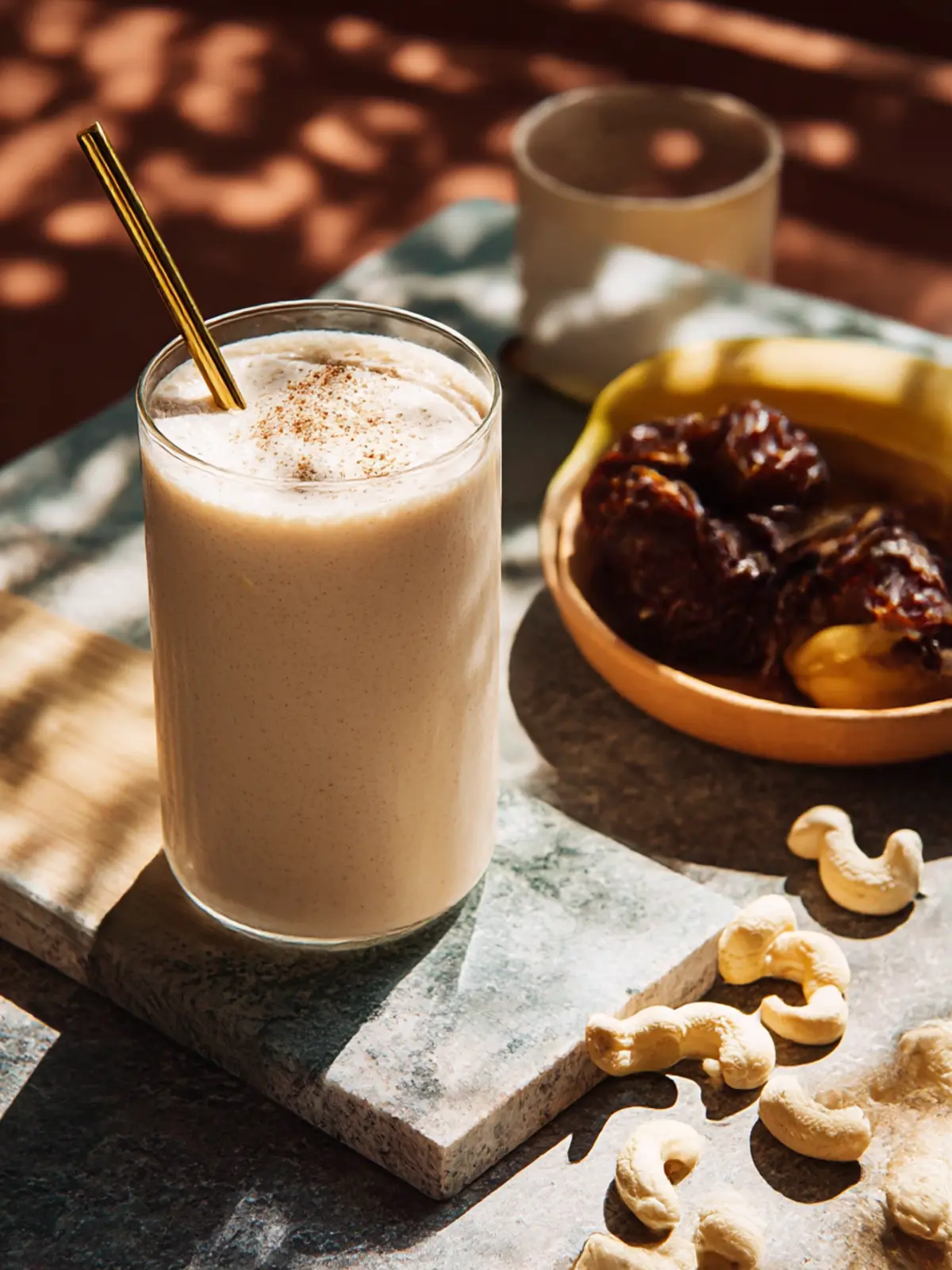Irresistible Cashew Date Shake for a Creamy Boost Today 2 Cashew Date Shake
