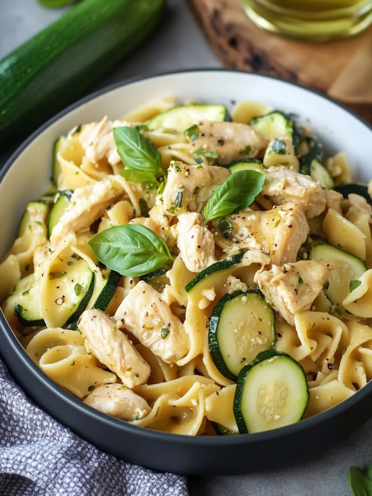Delicious Chicken Zucchini Pasta in Just 30 Minutes! 3 Chicken Zucchini Pasta