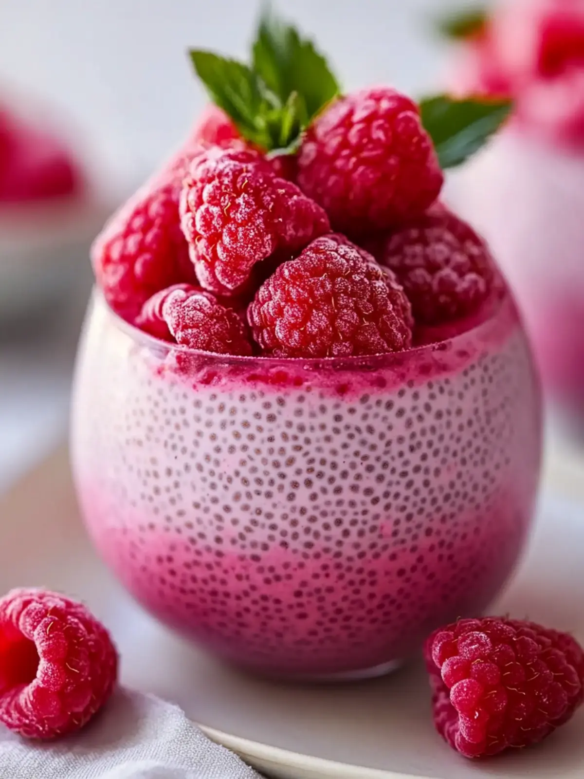 Delicious Vanilla Raspberry Chia Pudding for a Healthy Glow 2 Vanilla Raspberry Chia Pudding
