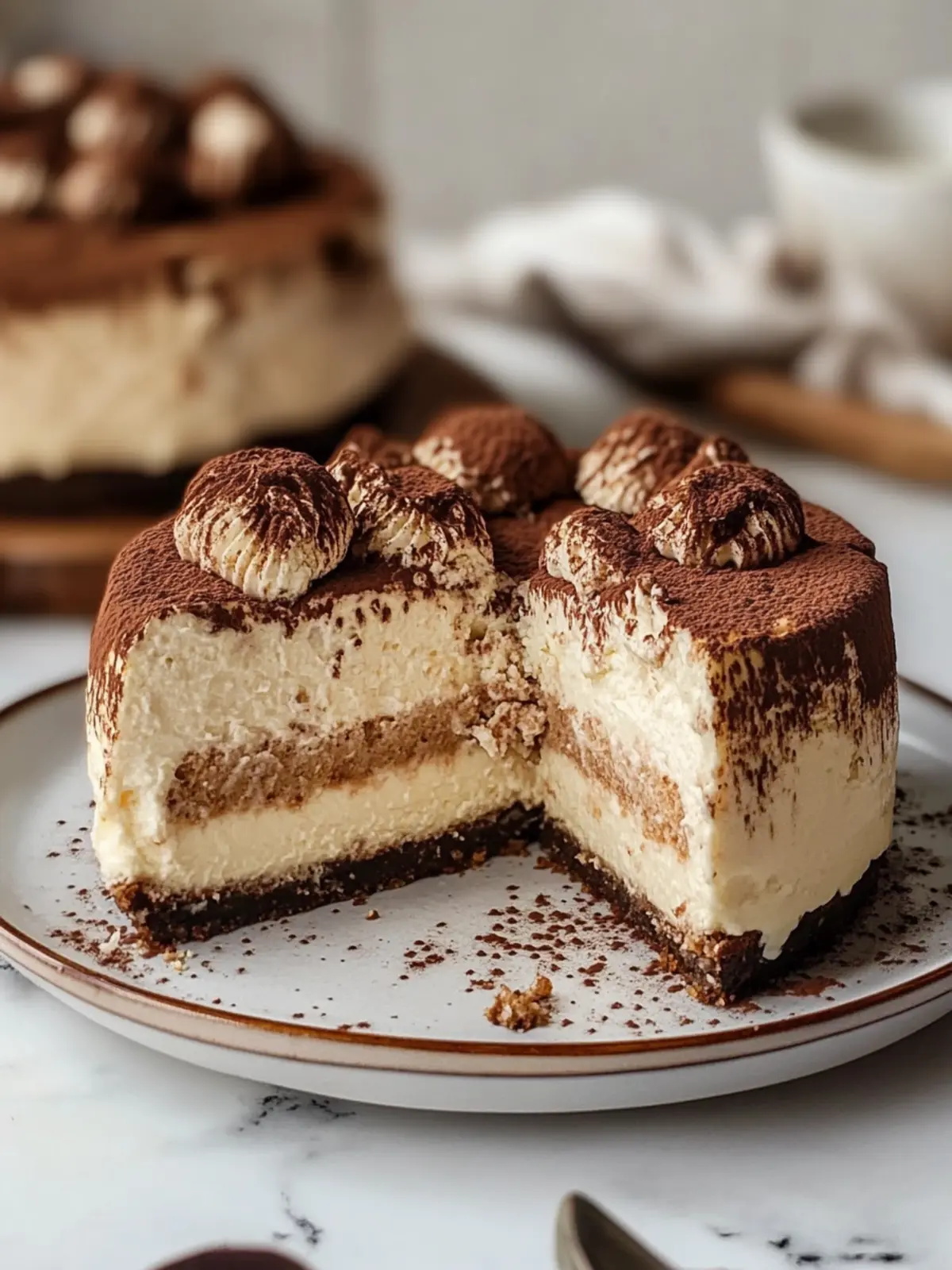 Decadent Vegan Tiramisu Cheesecake You’ll Love! 5 Tiramisu Cheesecake
