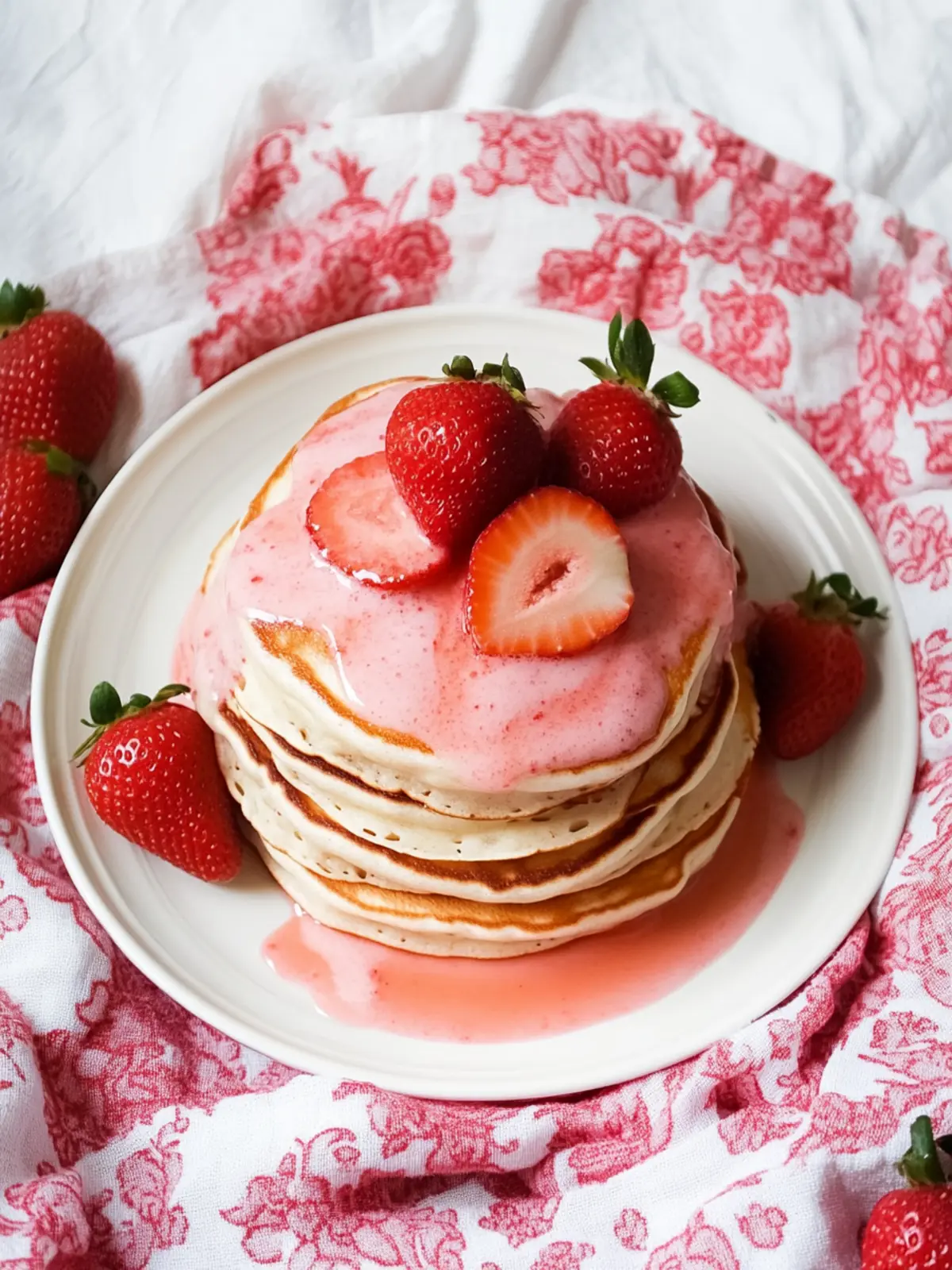 Irresistible Strawberry Pancakes That Brighten Your Mornings 5 Strawberry Pancakes