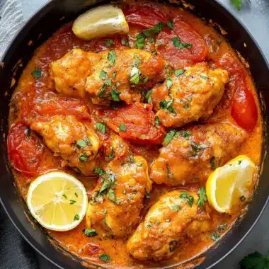 Irresistible Tomato Chicken in Creamy Garlic Sauce 10 Tomato Chicken