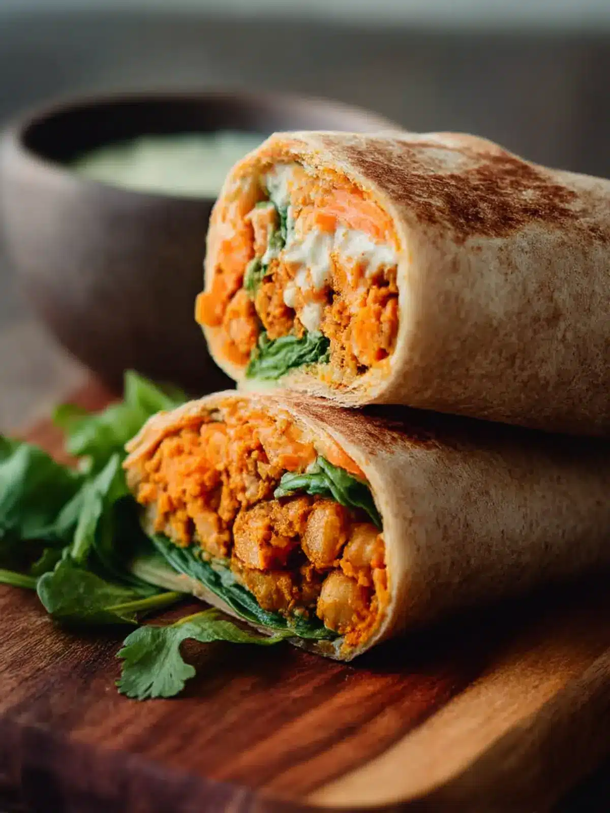 Spicy Buffalo Chickpea Wraps Everyone Will Crave 5 Buffalo Chickpea Wrap