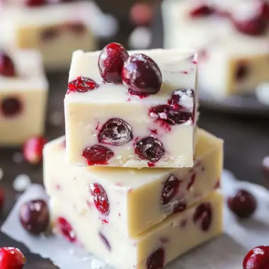 Decadent White Chocolate Cranberry Fudge You’ll Love 9 White Chocolate Cranberry Fudge