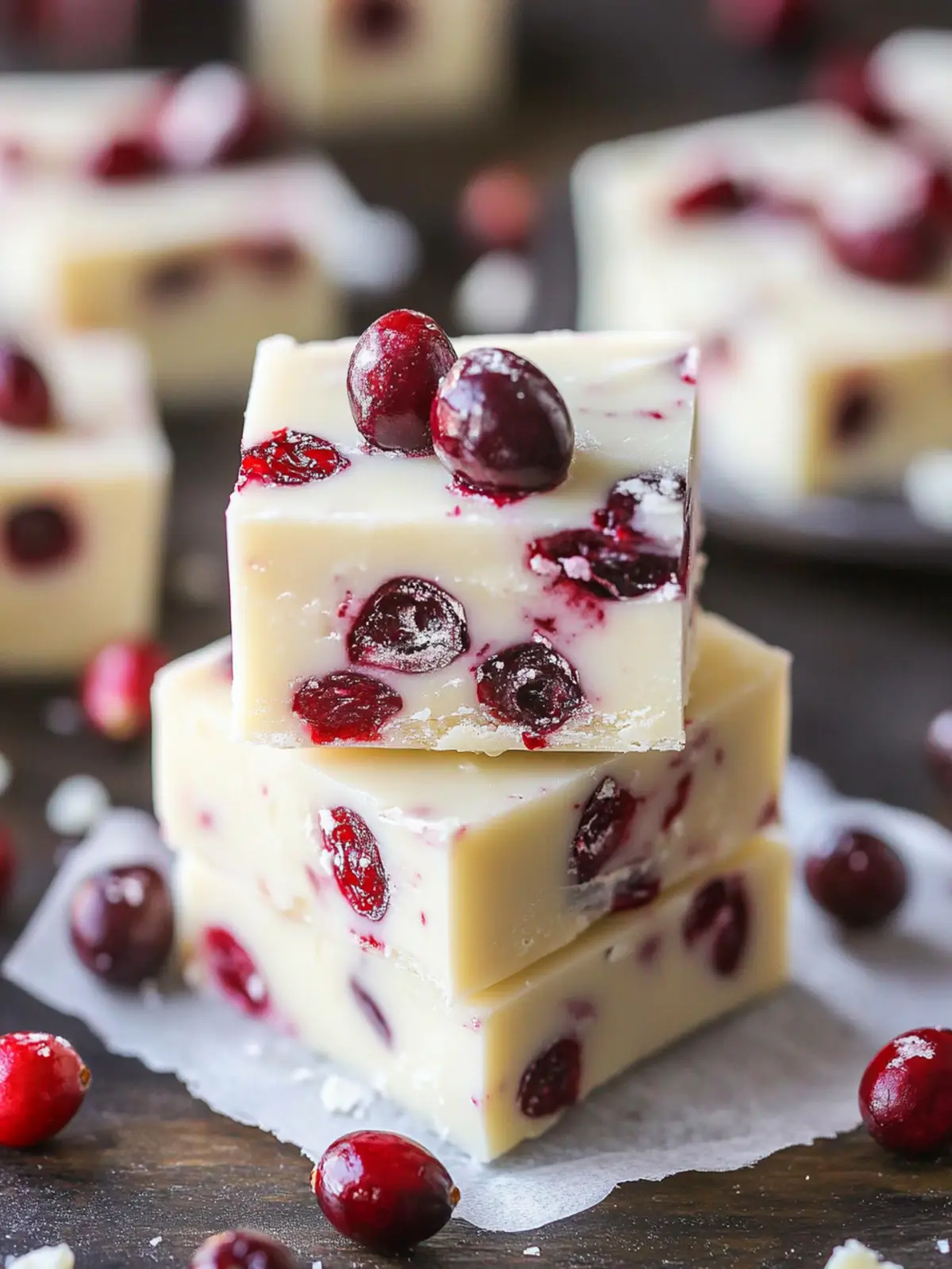 Decadent White Chocolate Cranberry Fudge You’ll Love 5 White Chocolate Cranberry Fudge