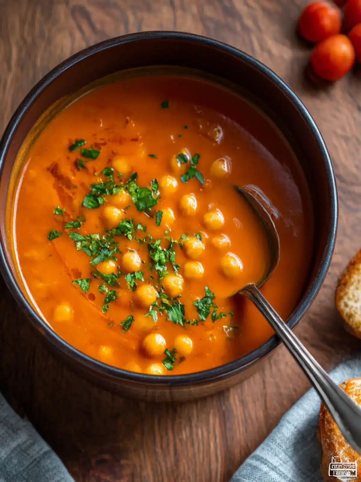Comforting Chickpea and Tomato Soup for Cozy Nights 3 Chickpea and Tomato Soup