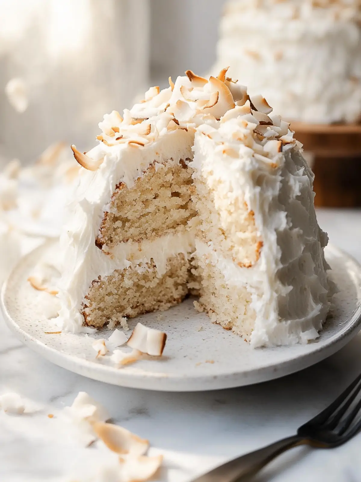 Deliciously Moist Vegan Coconut Cake You'll Love to Bake! 3 Vegan Coconut Cake