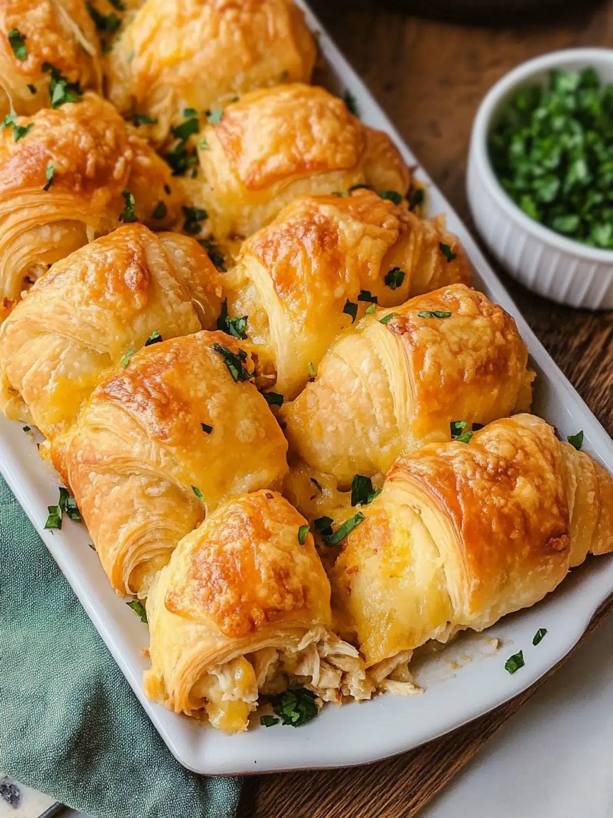 Savor the Comfort of Cheesy Chicken Crescent Rolls Tonight 3 Cheesy Chicken Crescent Rolls