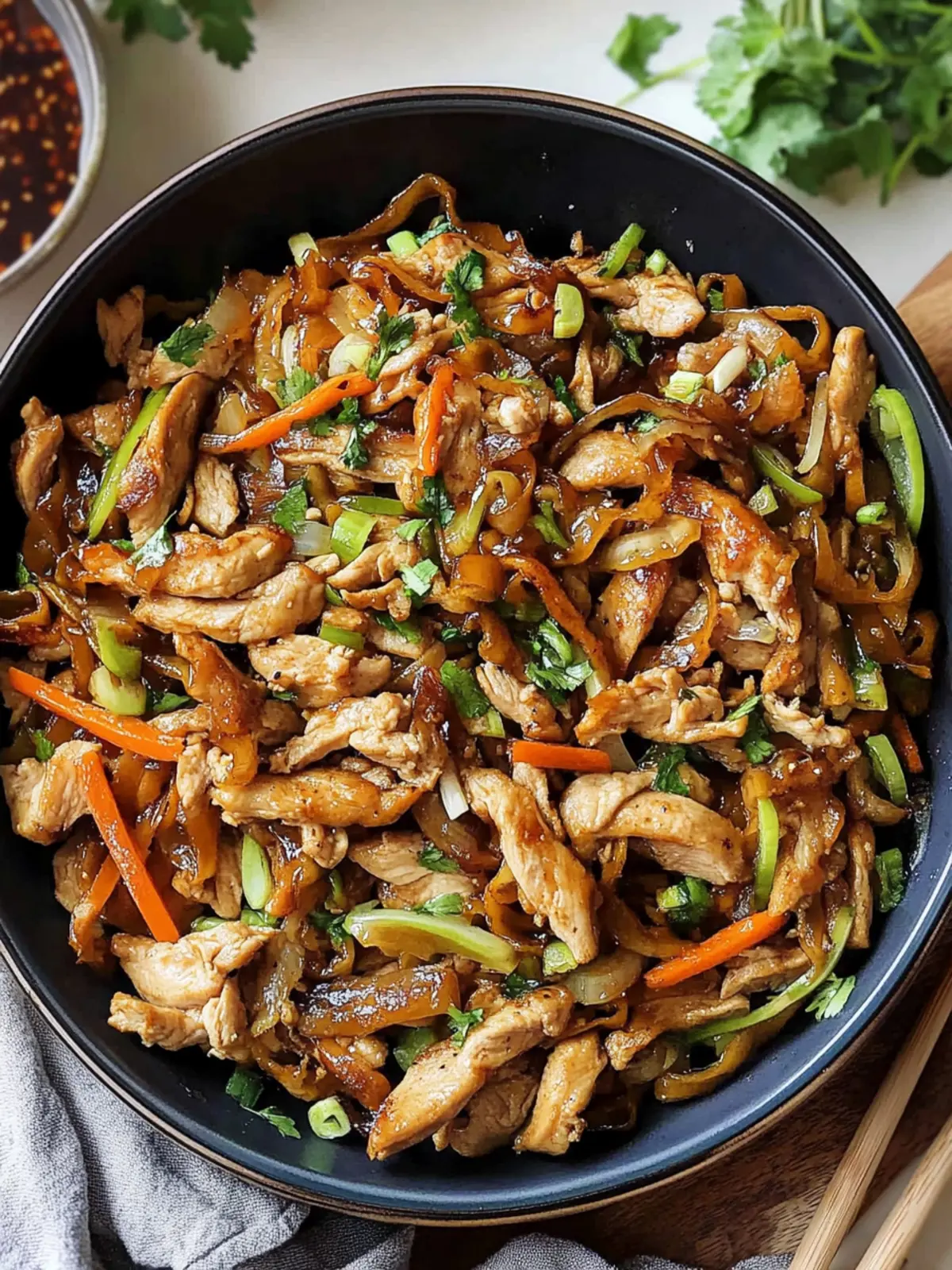 Moo Shu Chicken Delight: A Flavorful Homemade Feast 2 Moo Shu Chicken