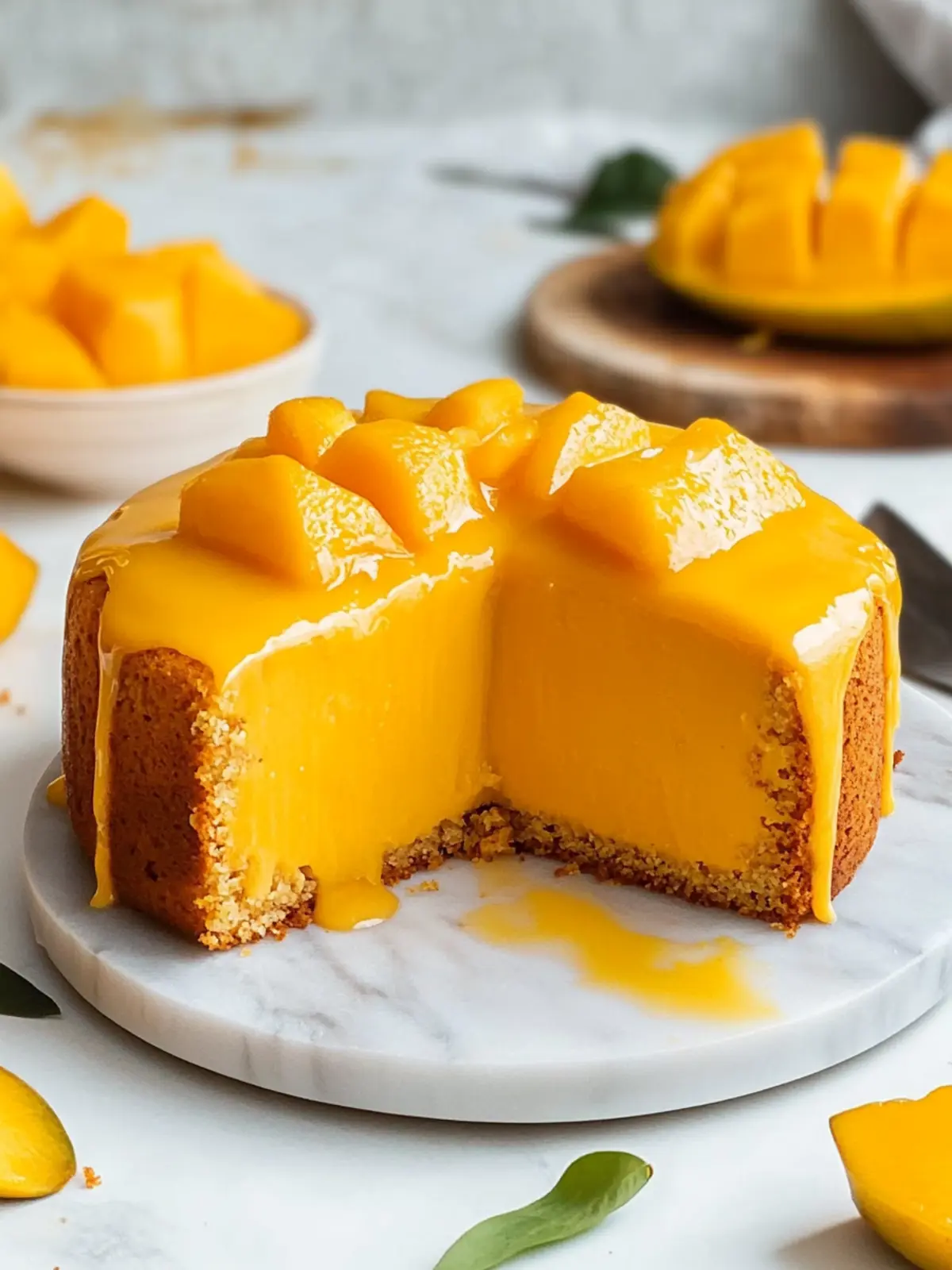 Irresistible Vegan Mango Cake That Everyone Will Love 2 Vegan Mango Cake