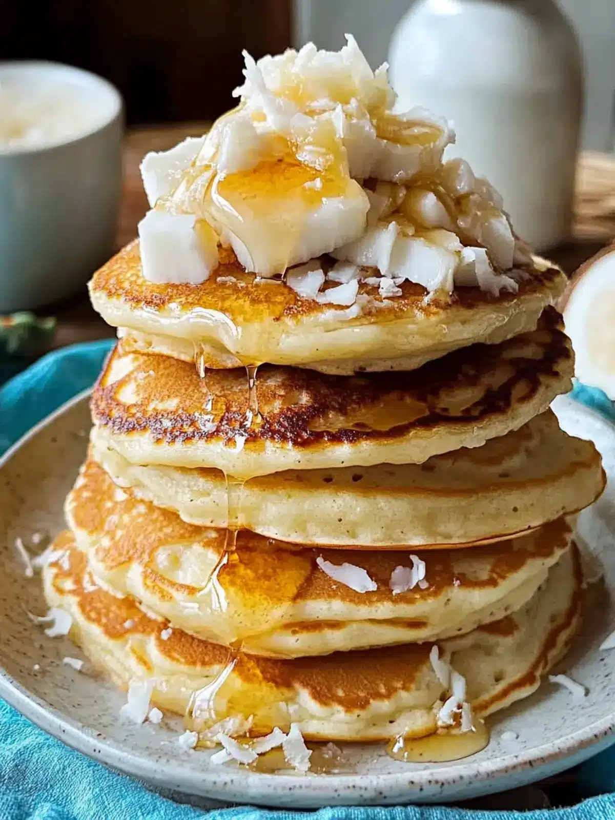 Coconut Cream Pancakes: Fluffy Delights You Can't Resist 2 Coconut Cream Pancakes