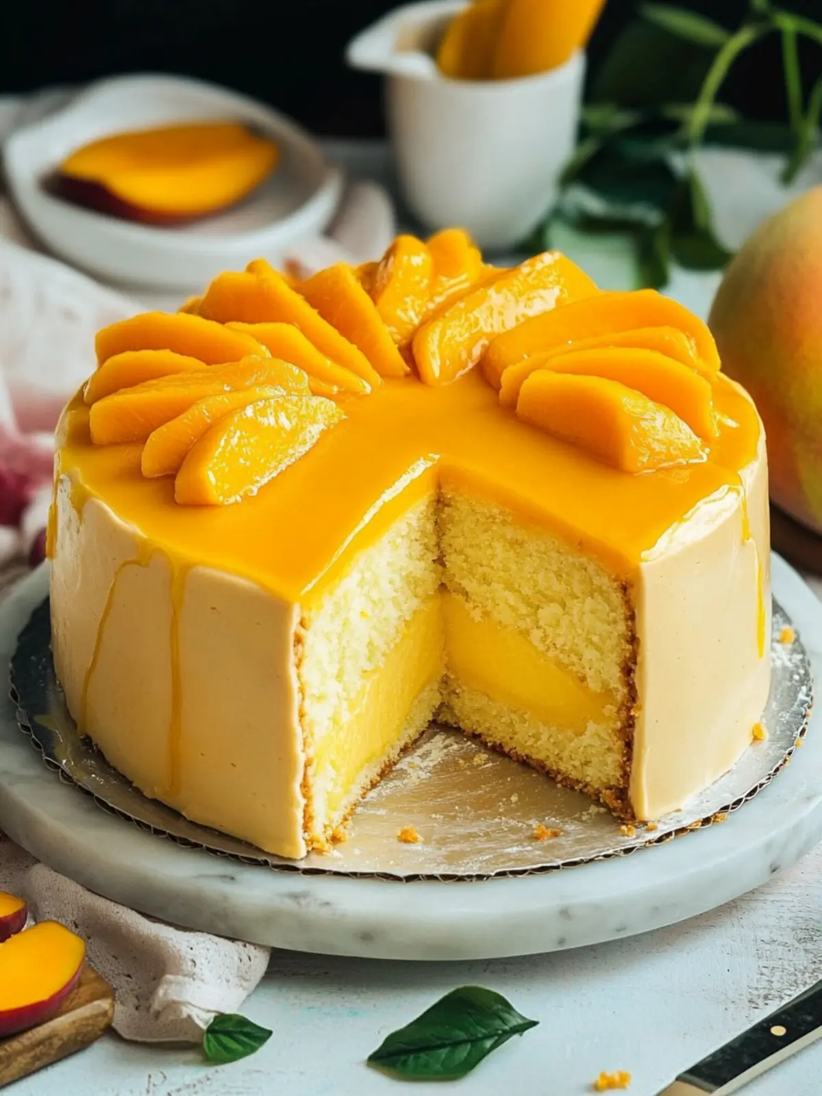 Irresistible Vegan Mango Cake That Everyone Will Love 5 Vegan Mango Cake