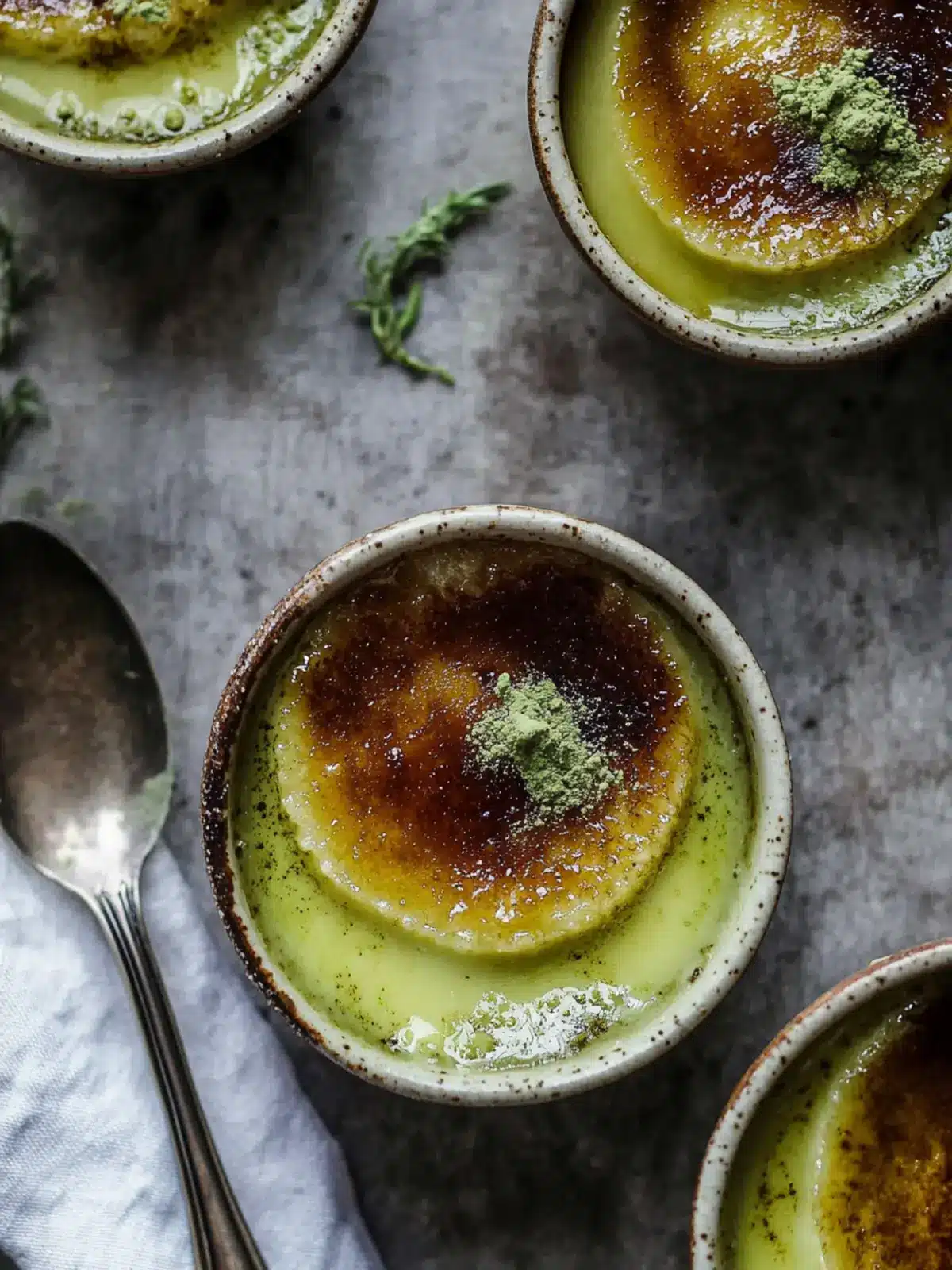 Indulge in Creamy Matcha Creme Brulee for a Unique Treat 5 Matcha Creme Brulee