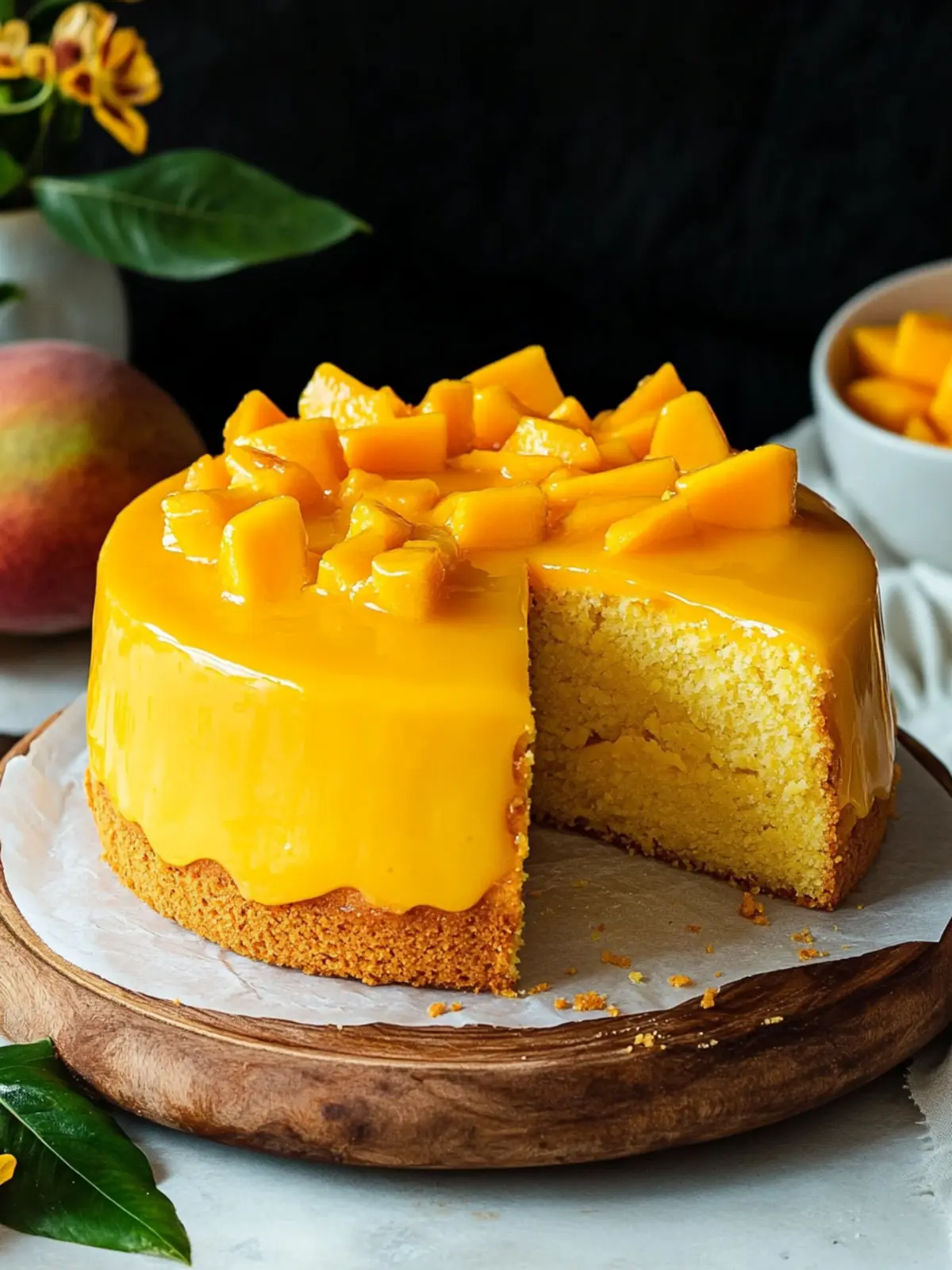 Irresistible Vegan Mango Cake That Everyone Will Love 3 Vegan Mango Cake