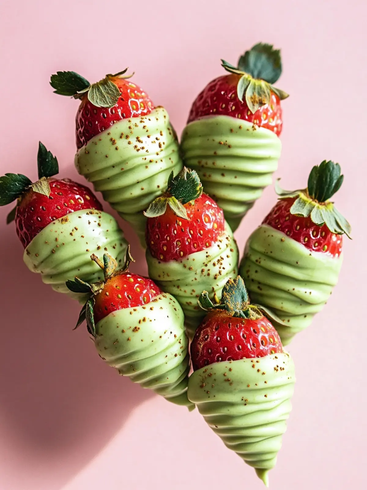 Sweeten Your Day with Matcha-Covered Strawberries Treats 3 Matcha-Covered Strawberries