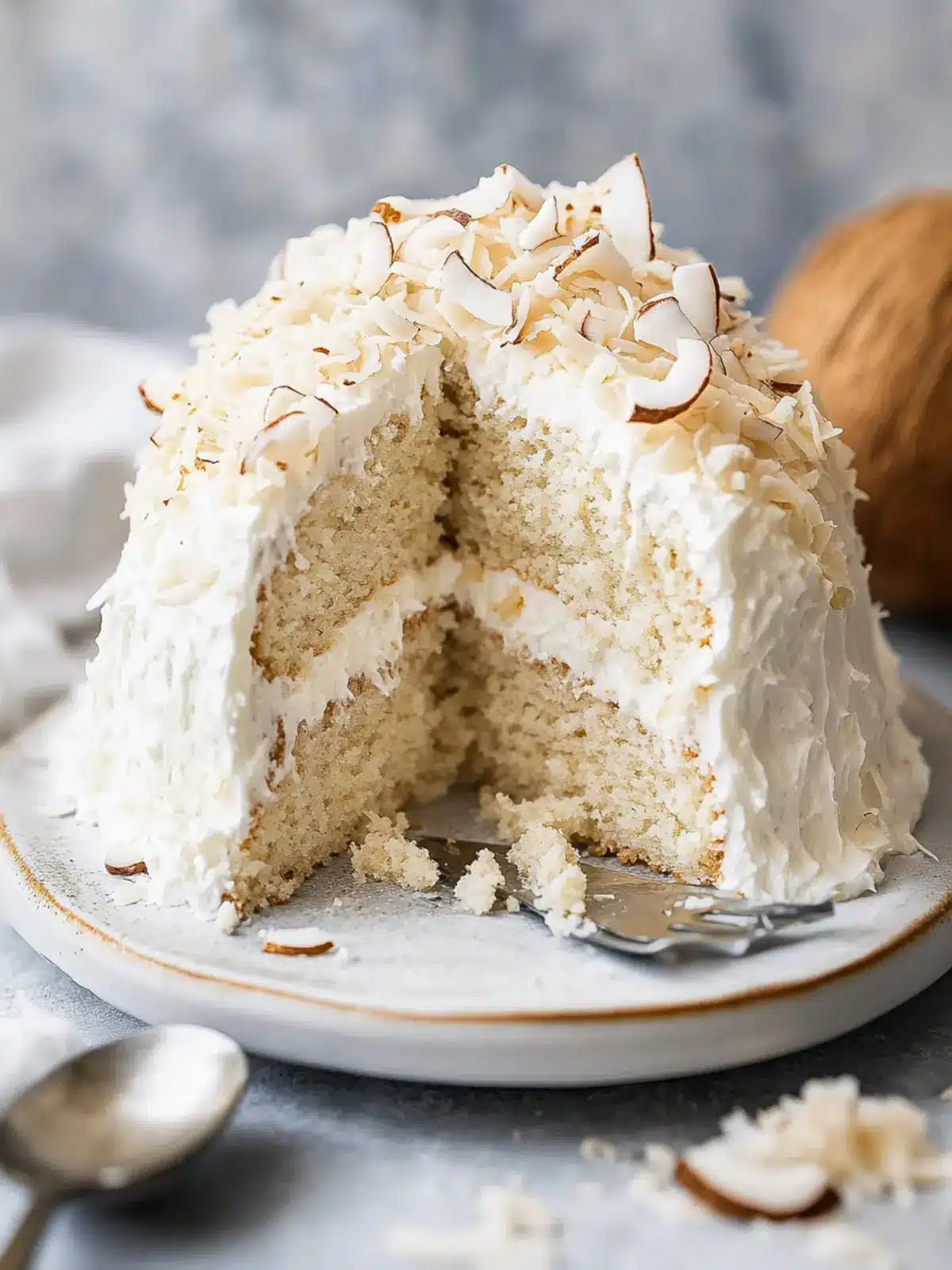 Deliciously Moist Vegan Coconut Cake You'll Love to Bake! 4 Vegan Coconut Cake