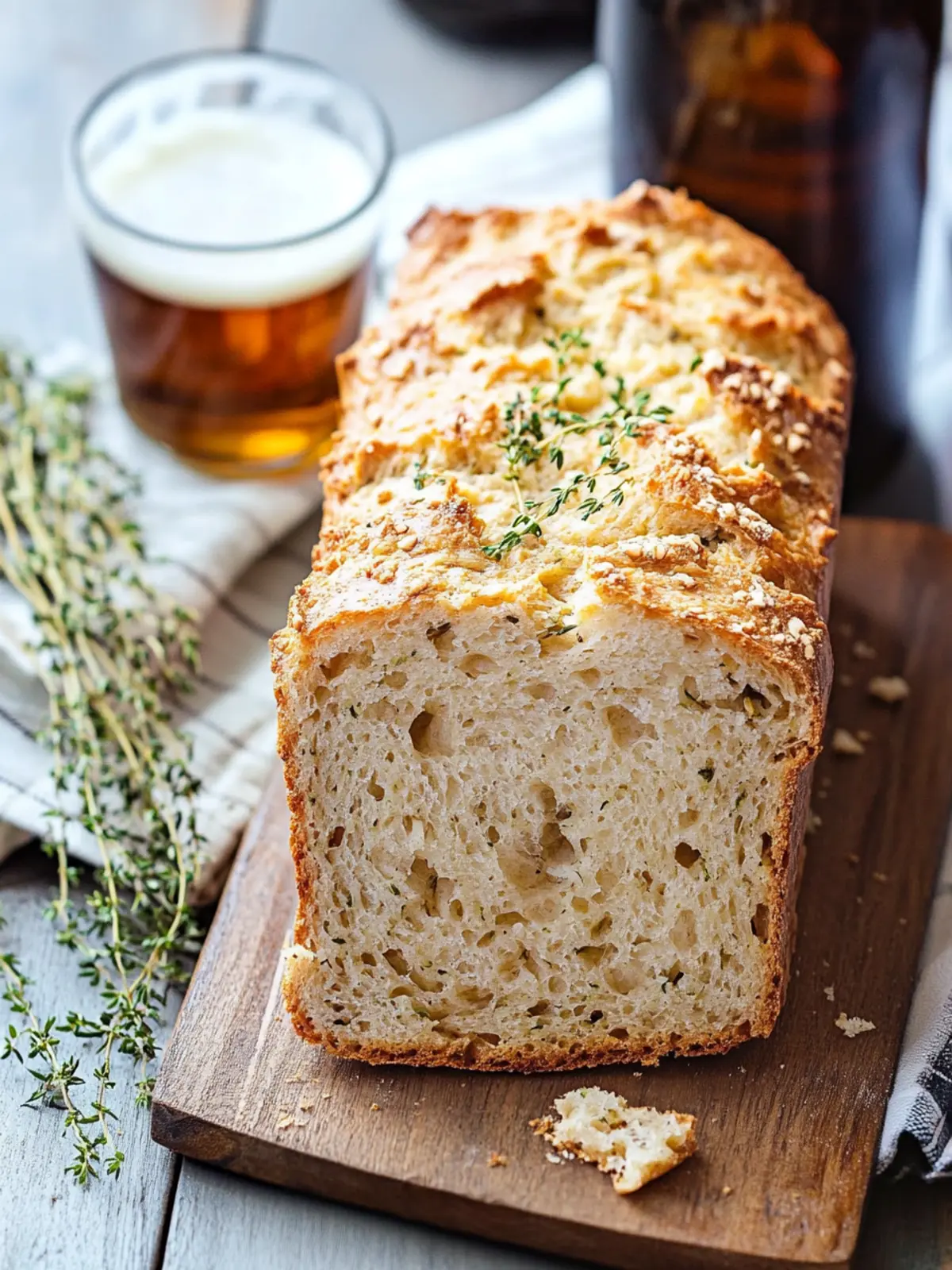 Mouthwatering Herbed Beer Bread: Easy Homemade Delight 5 Herbed Beer Bread