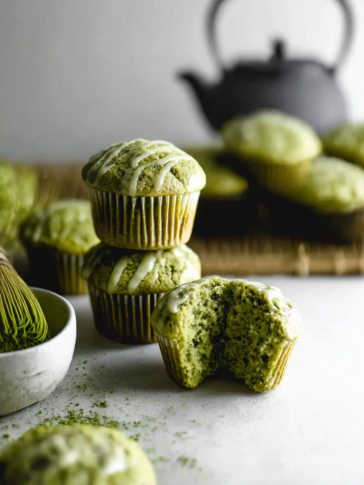Delicious One Bowl Matcha Muffins for a Quick Breakfast Treat 3 One Bowl Matcha Muffins