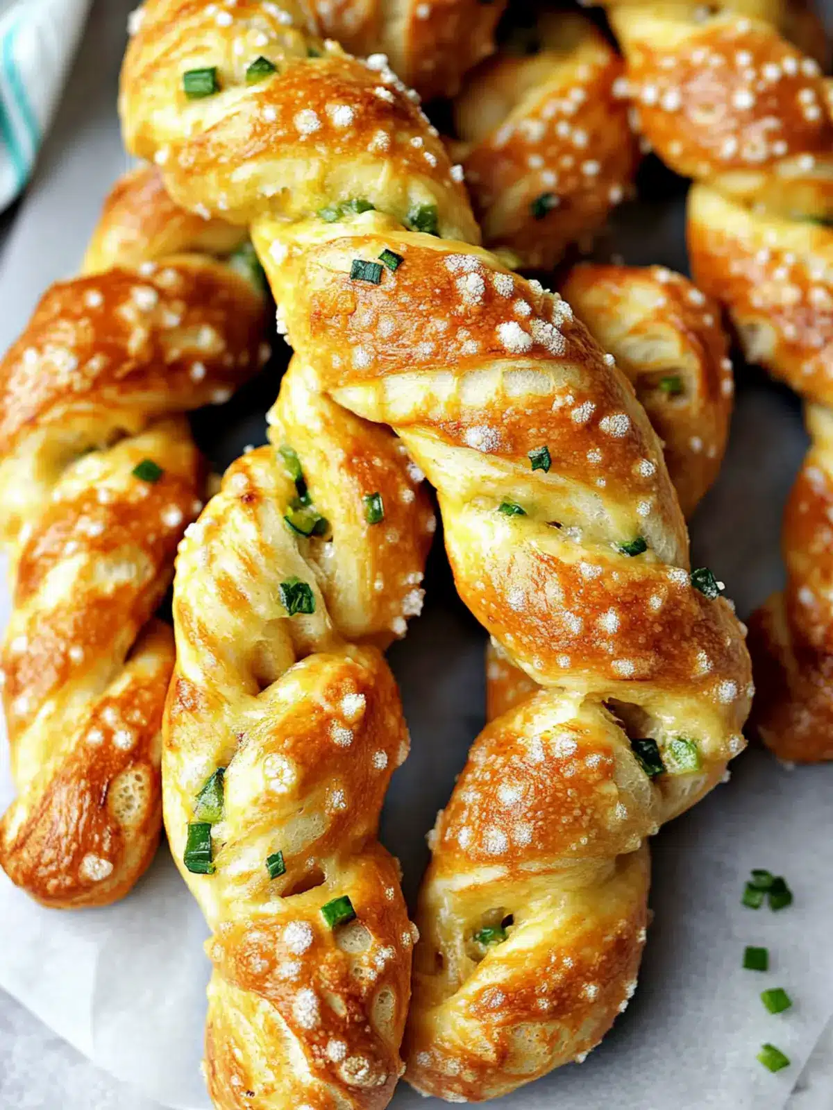 Spicy Jalapeno Cheddar Pretzel Twists You'll Crave! 3 Jalapeno Cheddar Pretzel Twists