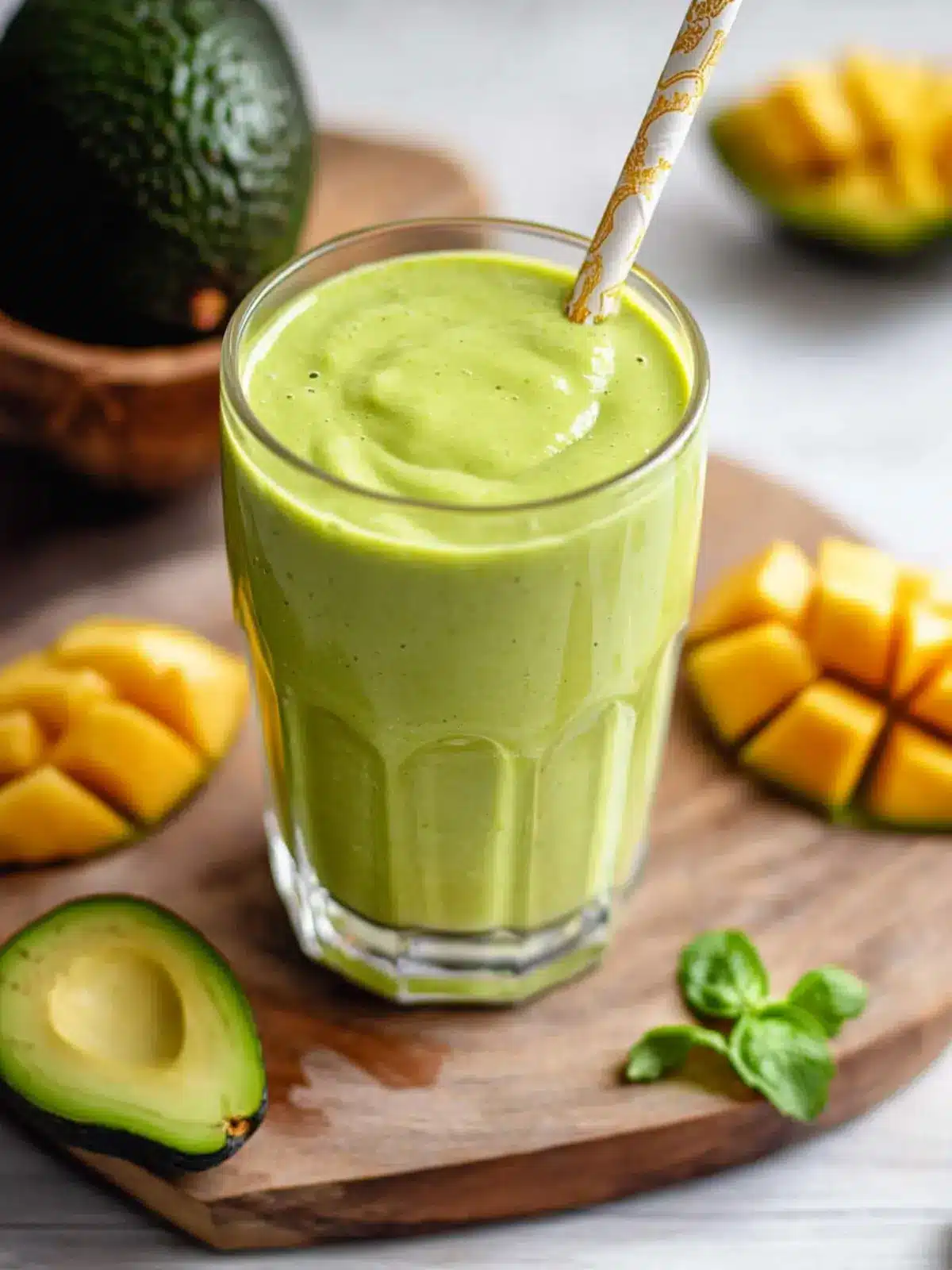 Revitalize Your Day with a Creamy Avocado Mango Smoothie 4 Creamy Avocado Mango Smoothie