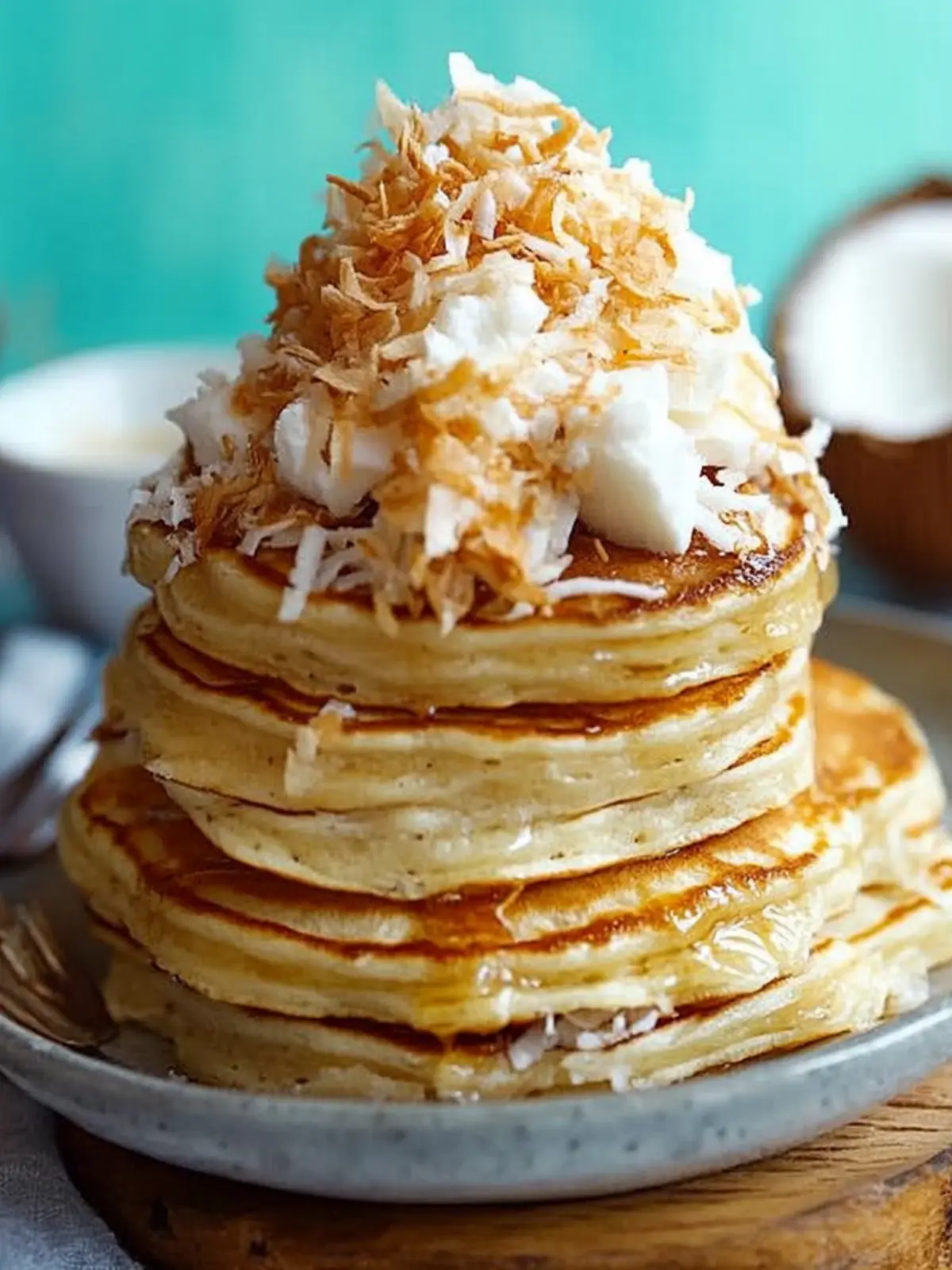 Coconut Cream Pancakes: Fluffy Delights You Can't Resist 4 Coconut Cream Pancakes