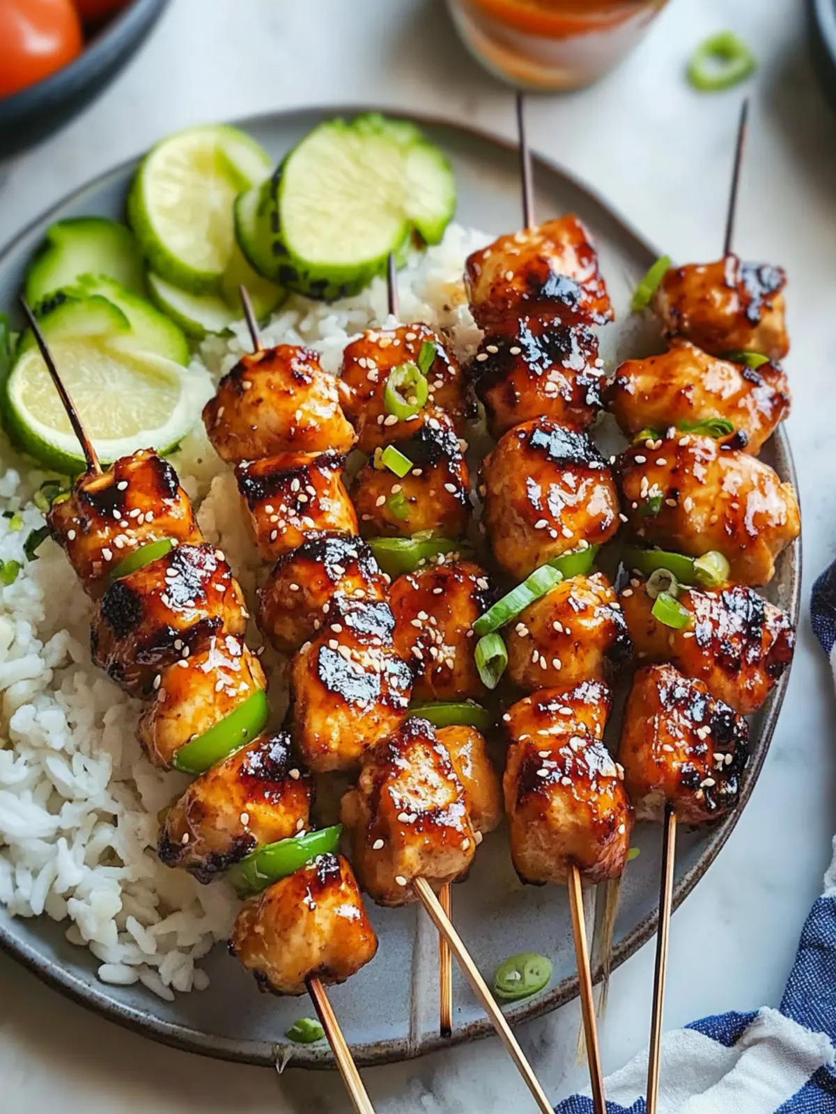 Irresistible Sesame Chicken Kabobs for Your Grill Nights 3 Sesame Chicken Kabobs