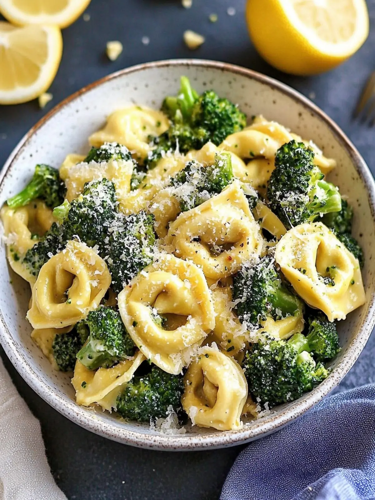 Zesty Lemon Broccoli Tortellini for a Fresh Dinner Twist 2 Lemon Broccoli Tortellini
