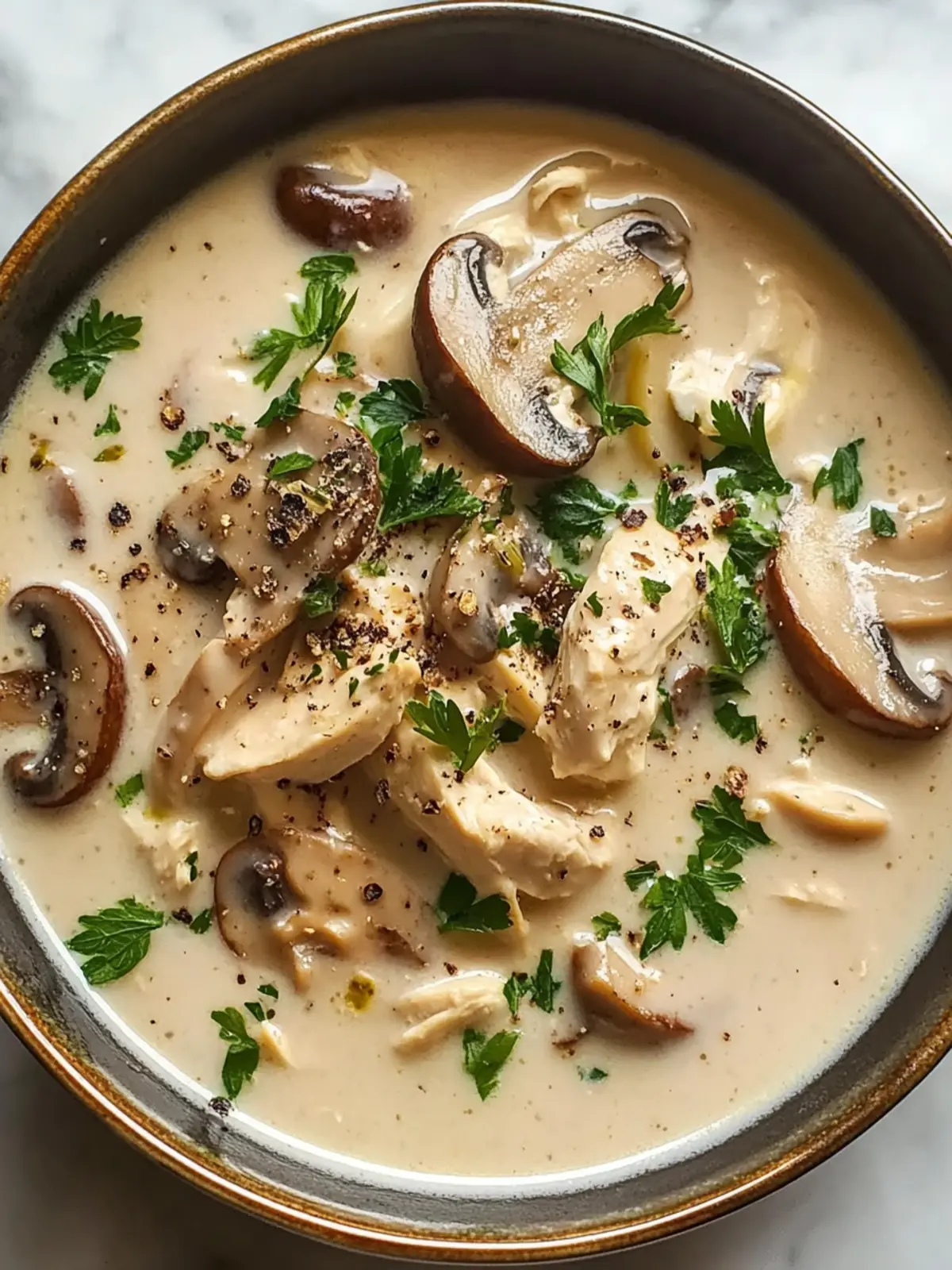 Irresistibly Creamy Mushroom Chicken Soup for Cozy Nights 5 Creamy Mushroom Chicken Soup