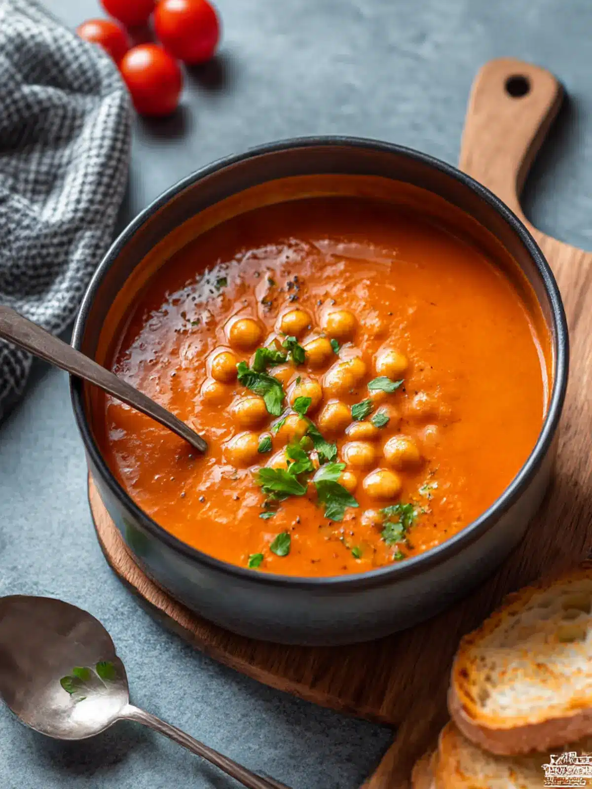 Comforting Chickpea and Tomato Soup for Cozy Nights 2 Chickpea and Tomato Soup