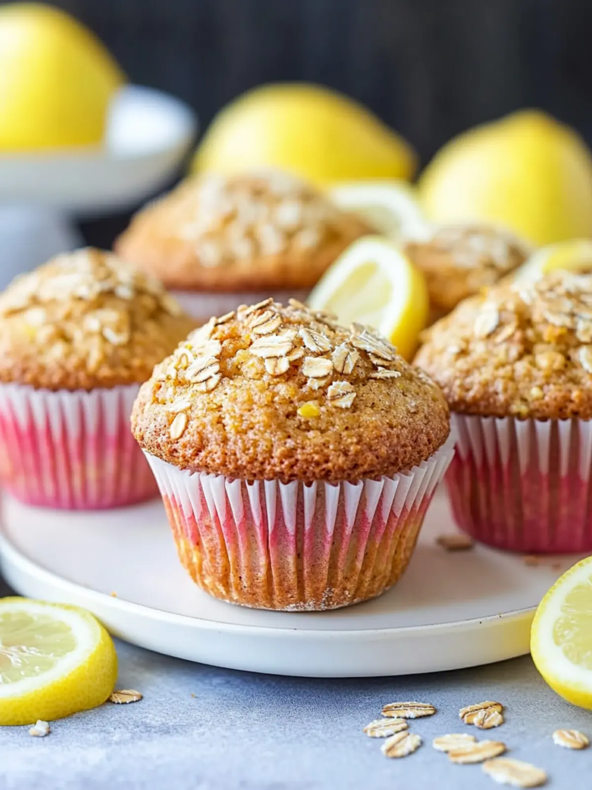 Zesty Lemon Oatmeal Muffins That Brighten Your Morning 3 Lemon Oatmeal Muffins