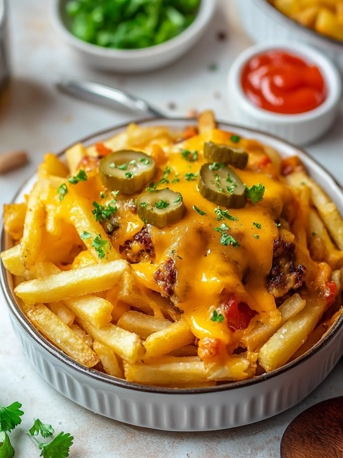 Cheeseburger French Fry Casserole: Comfort Food Done Right 4 Cheeseburger French Fry Casserole