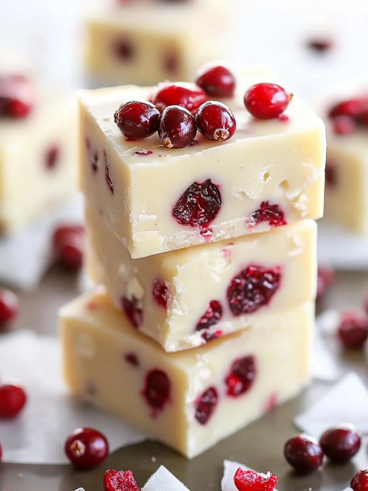 Decadent White Chocolate Cranberry Fudge You’ll Love 4 White Chocolate Cranberry Fudge