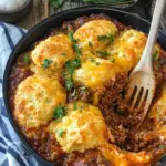 Ultimate Sloppy Joe Cheddar Bay Biscuit Casserole Delight 82 Sloppy Joe Cheddar Bay Biscuit Casserole