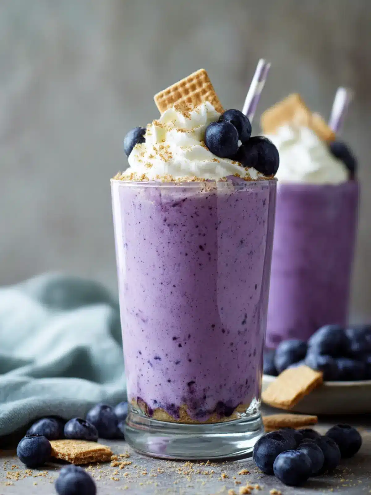 Decadent Blueberry Cheesecake Protein Shake to Fuel Your Day 4 Blueberry Cheesecake Protein Shake