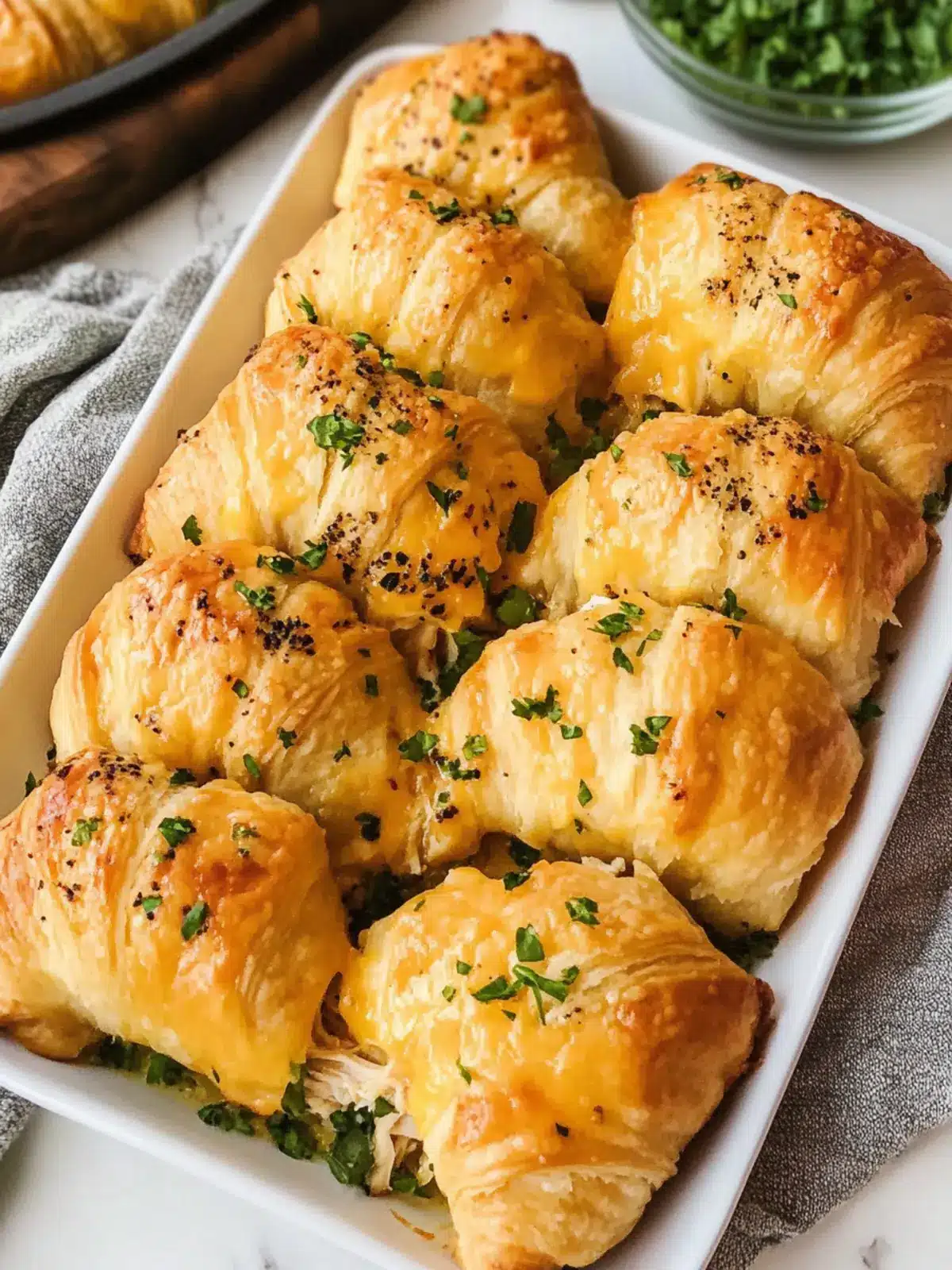 Savor the Comfort of Cheesy Chicken Crescent Rolls Tonight 5 Cheesy Chicken Crescent Rolls