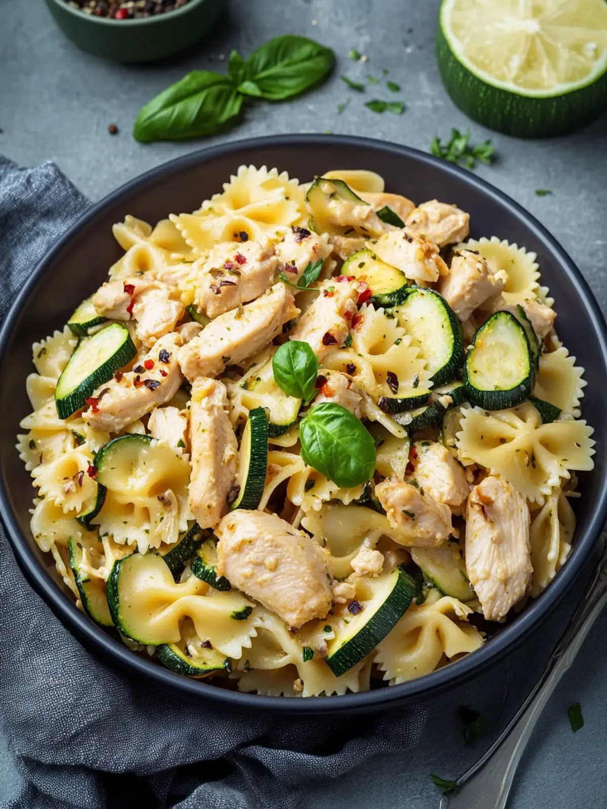 Delicious Chicken Zucchini Pasta in Just 30 Minutes! 4 Chicken Zucchini Pasta