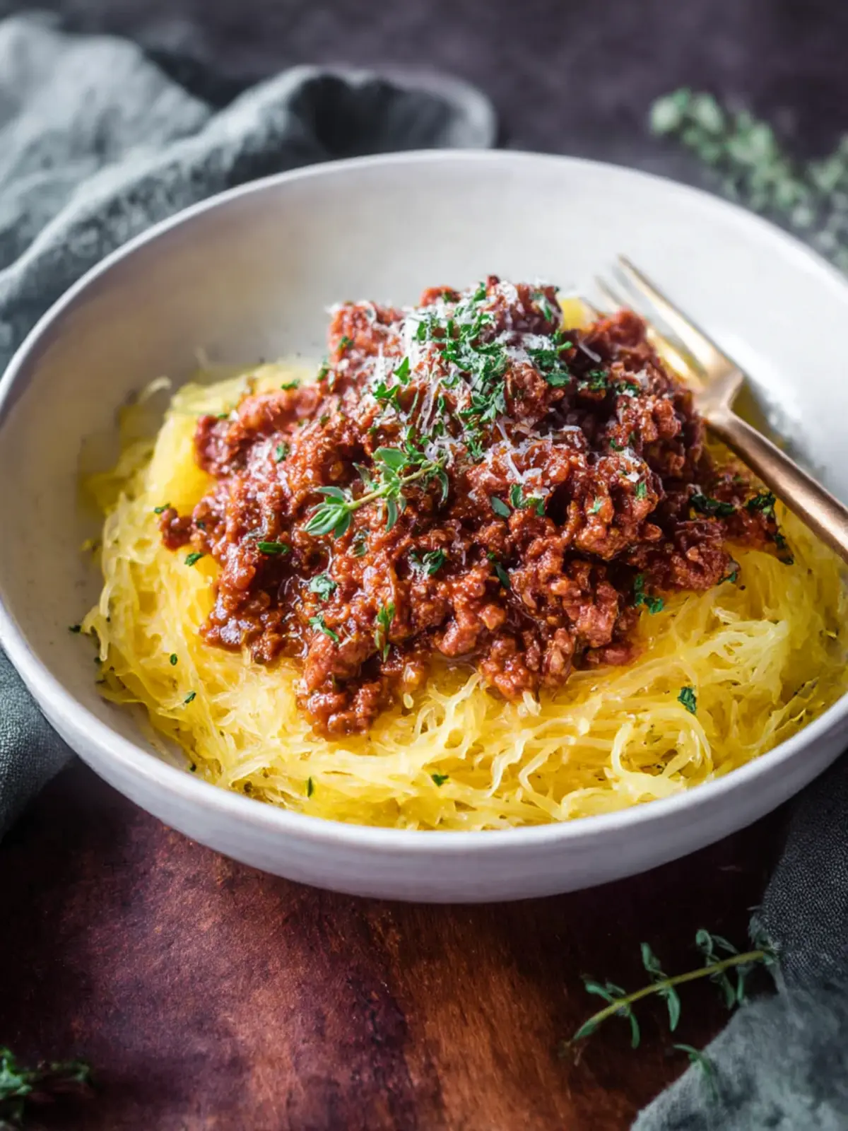 Savor This Spaghetti Squash Bolognese for a Healthy Twist 4 Spaghetti Squash Bolognese