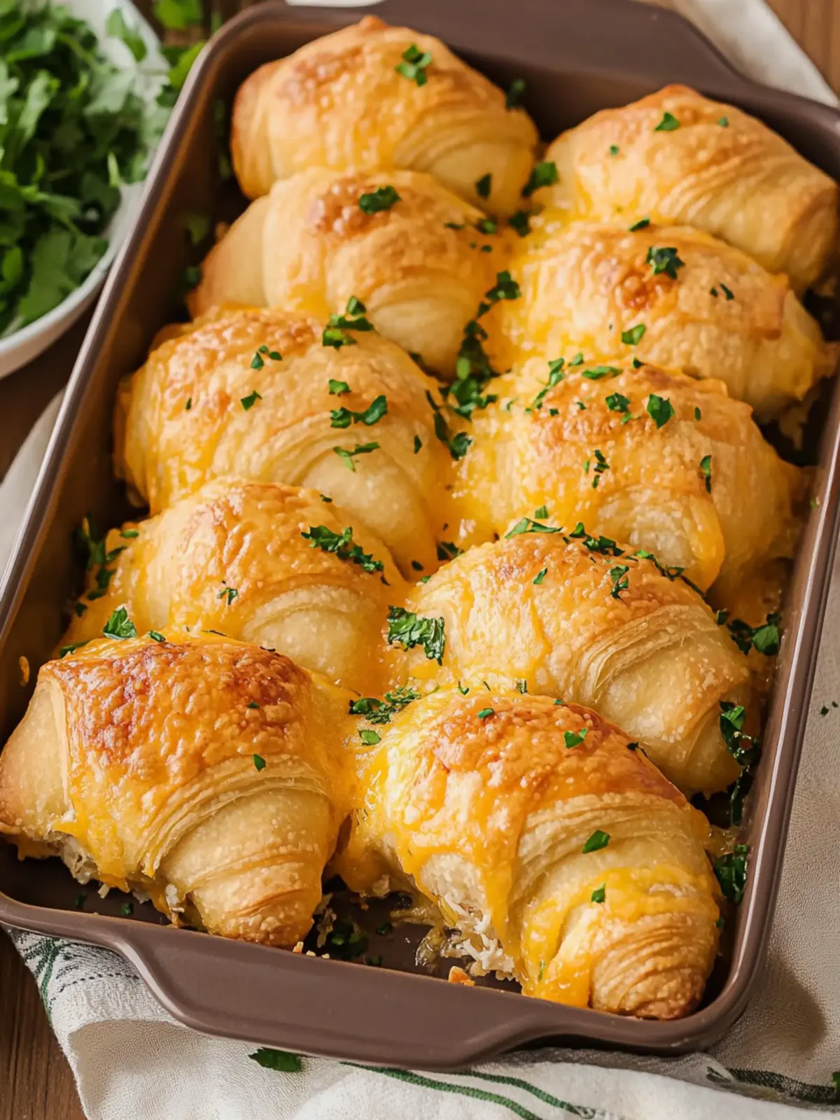 Savor the Comfort of Cheesy Chicken Crescent Rolls Tonight 2 Cheesy Chicken Crescent Rolls