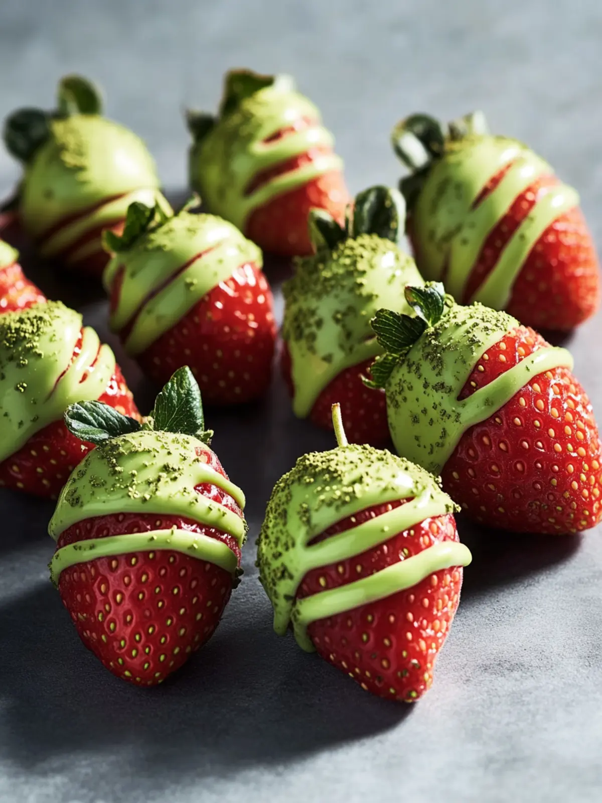 Sweeten Your Day with Matcha-Covered Strawberries Treats 2 Matcha-Covered Strawberries