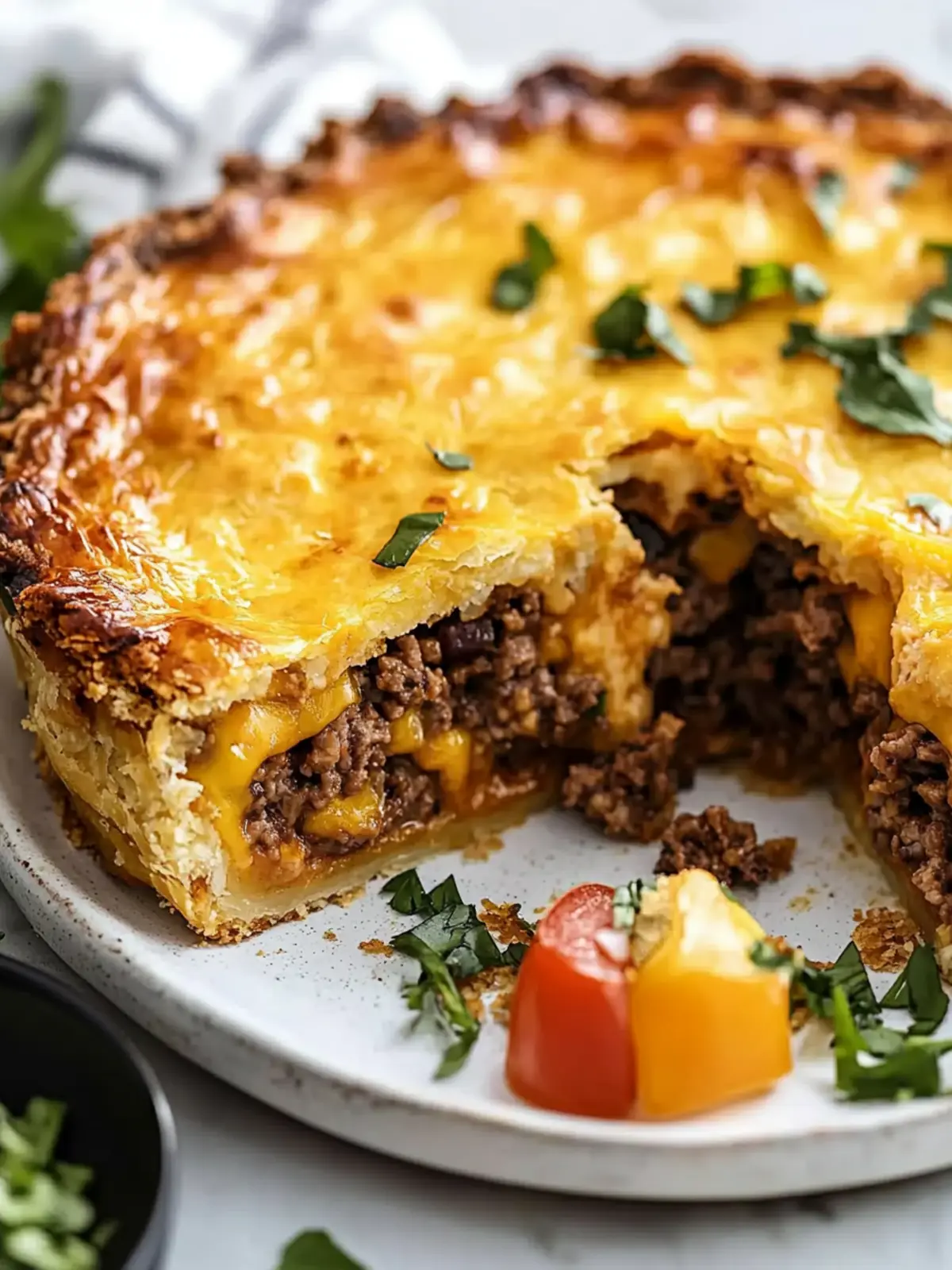 Cheeseburger Pie: Delicious Twist on Comfort Food Bliss 2 Cheeseburger Pie