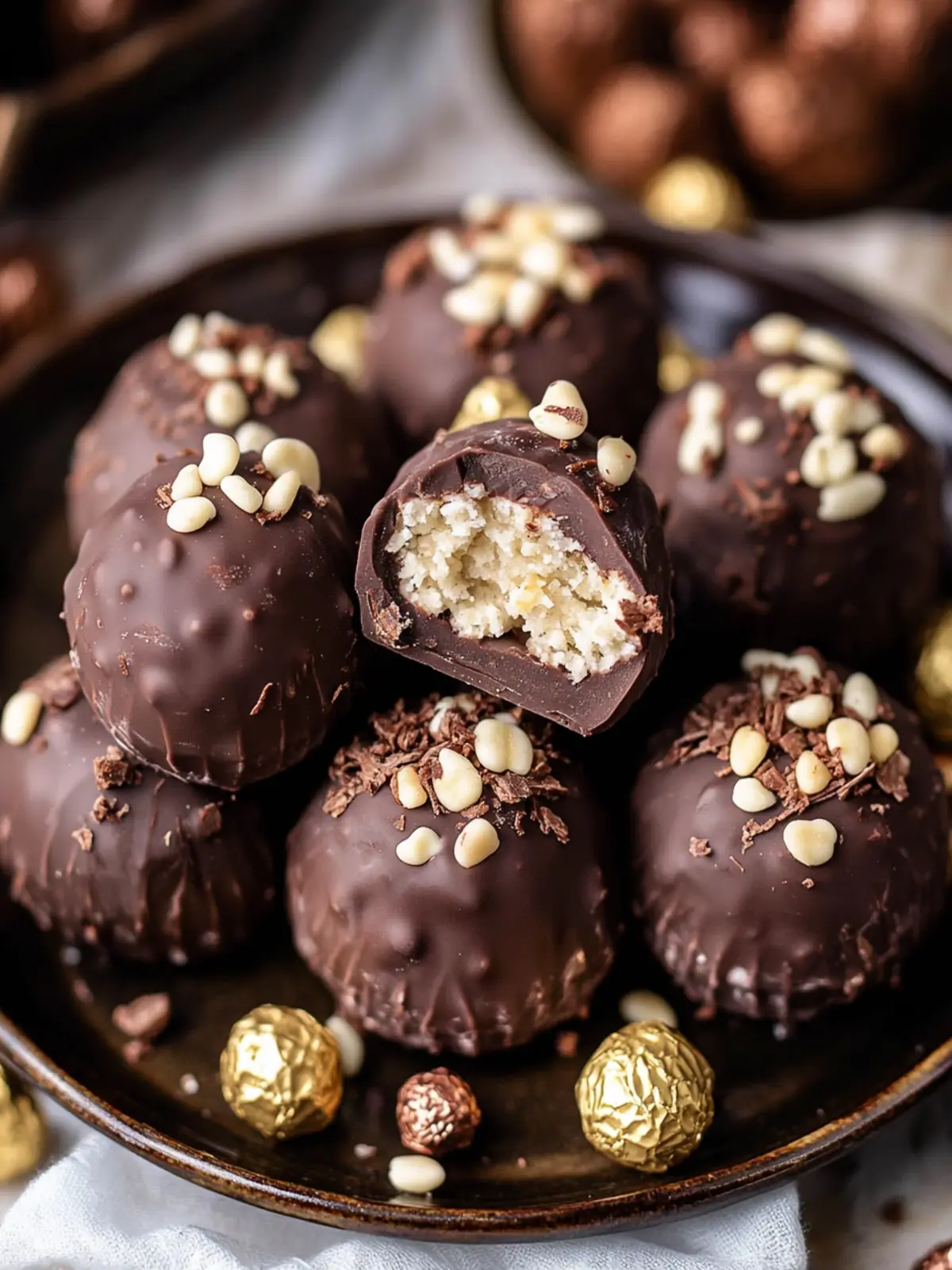 Irresistible Vegan Ferrero Rocher You Can Make at Home 2 Vegan Ferrero Rocher