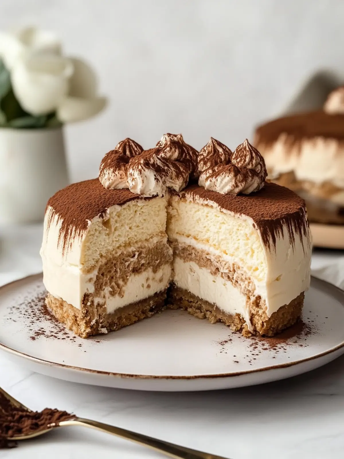 Decadent Vegan Tiramisu Cheesecake You’ll Love! 4 Tiramisu Cheesecake