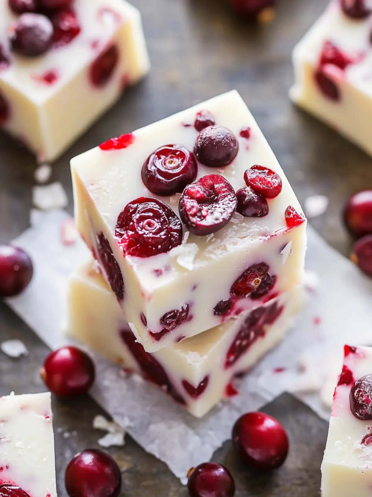 Decadent White Chocolate Cranberry Fudge You’ll Love 2 White Chocolate Cranberry Fudge