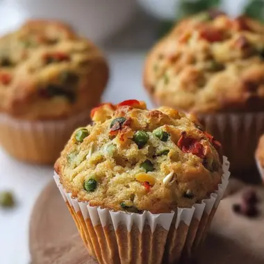 Savory Vegan Muffins Loaded with Fresh Veggies and Flavor 9 Vegan Savoury Muffins