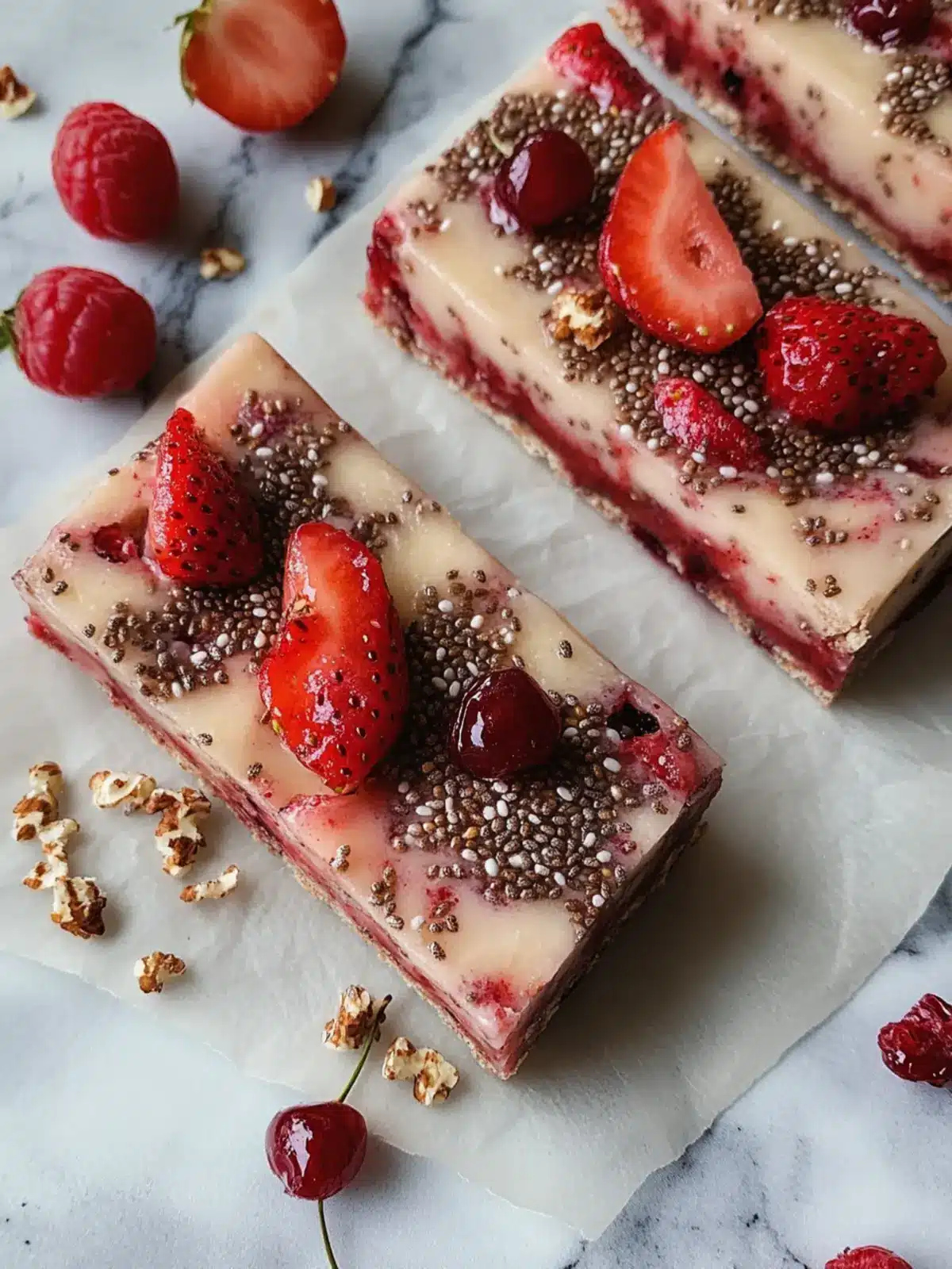 Delicious Strawberry Cherry Apple Chia Bars to Boost Energy 5 Strawberry Cherry Apple Chia Bars